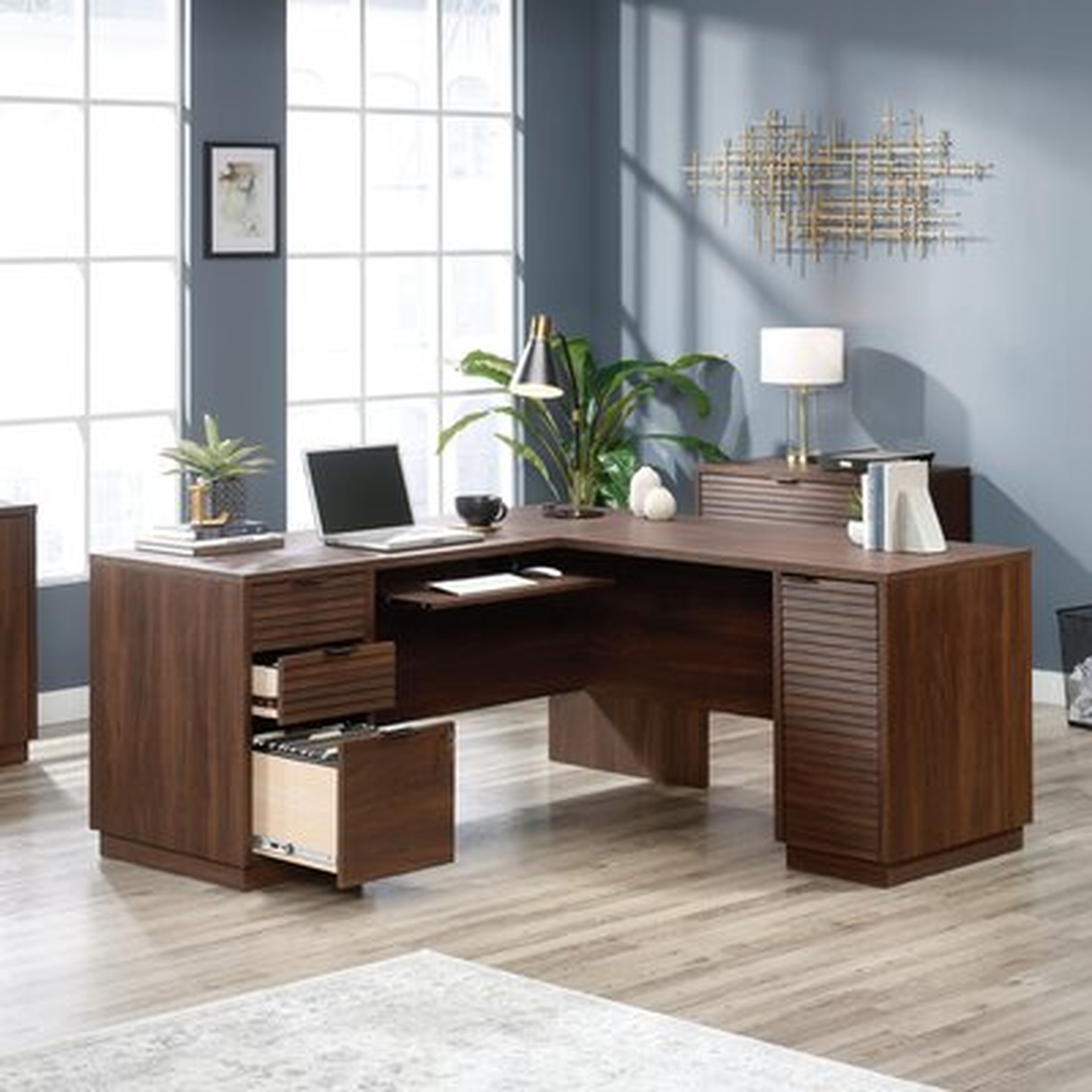 Englewood L-Shape Executive Desk - Wayfair