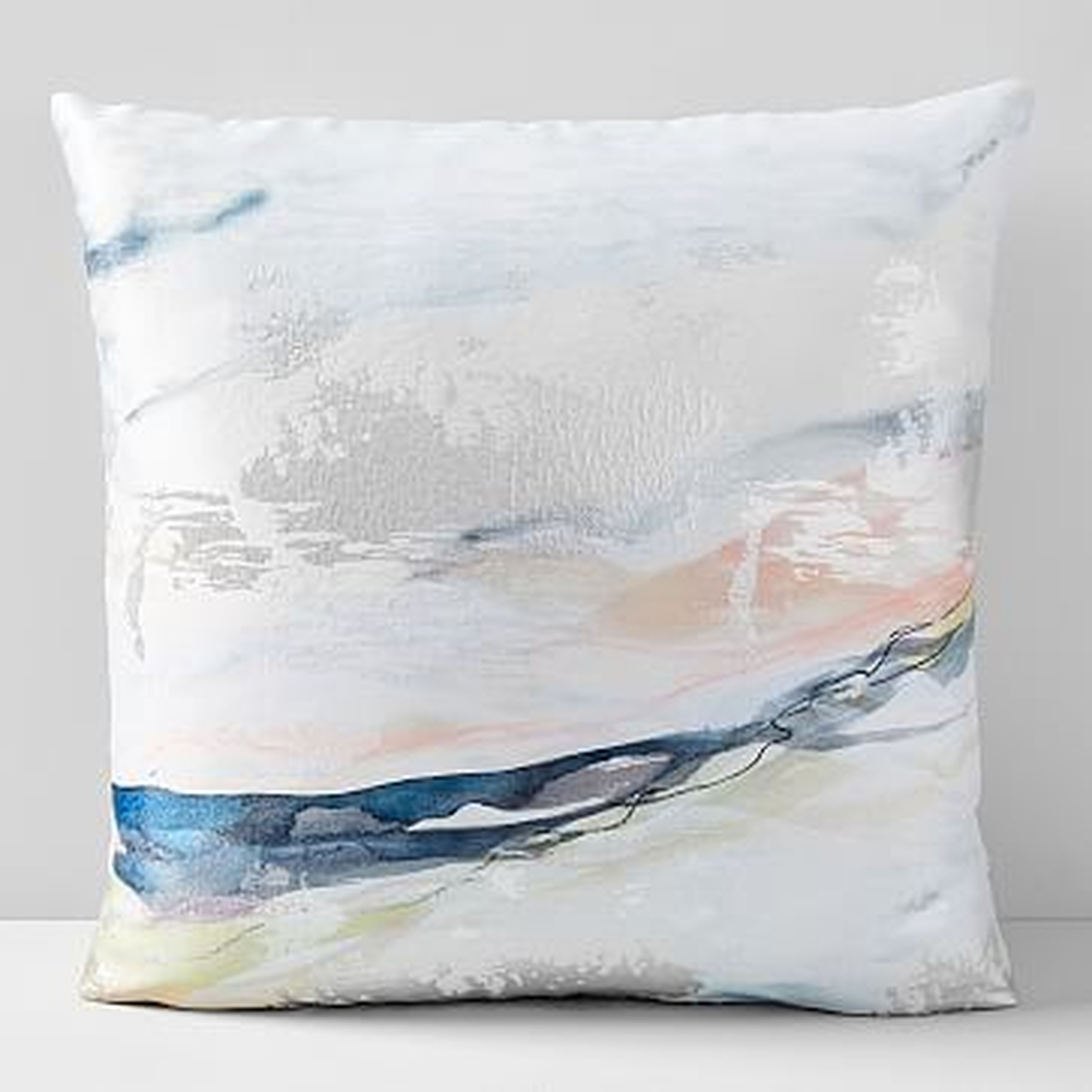 Landscape Dreams Brocade Pillow Case, Multi, 24"x24" - West Elm