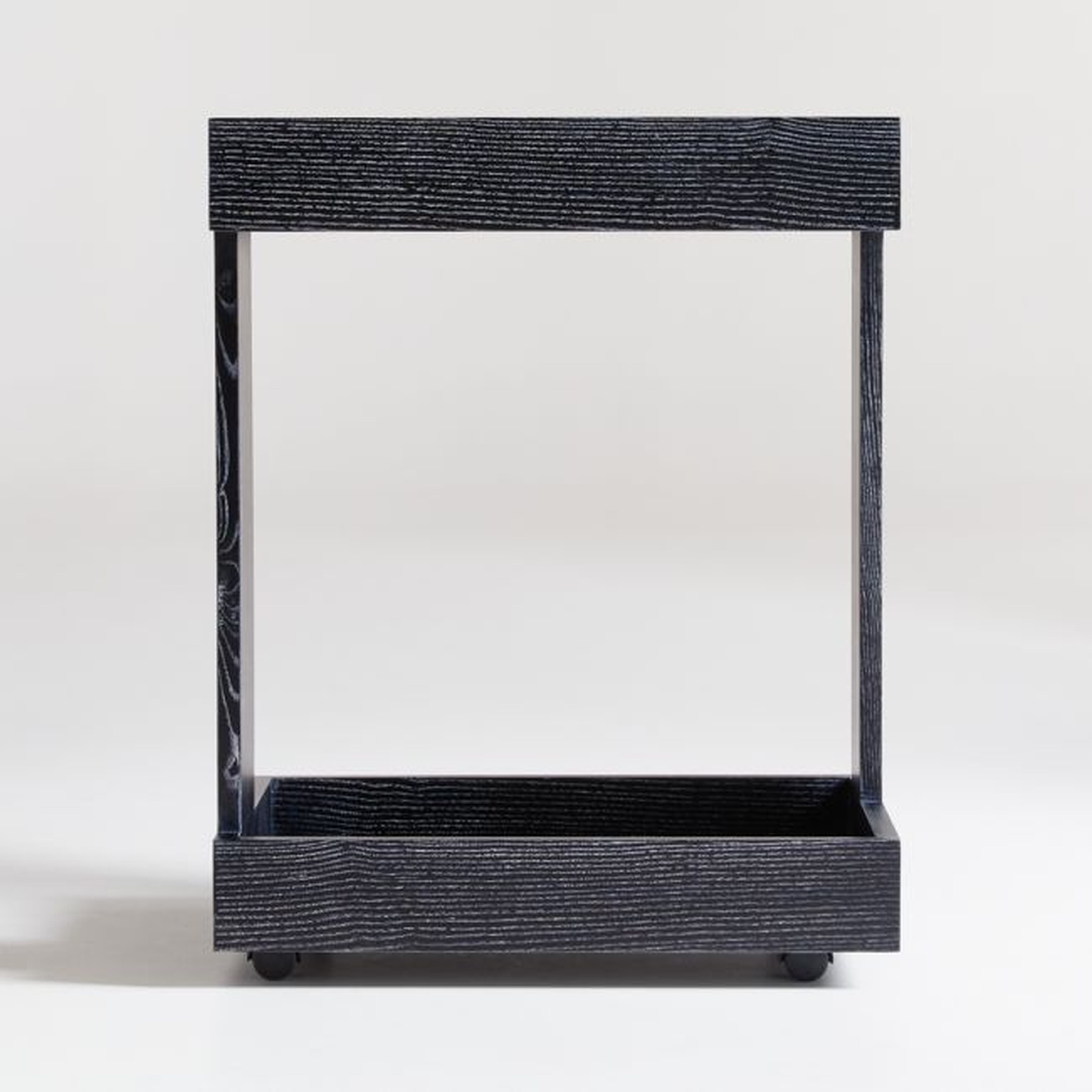 Mondrian Black Bar Cart - Crate and Barrel