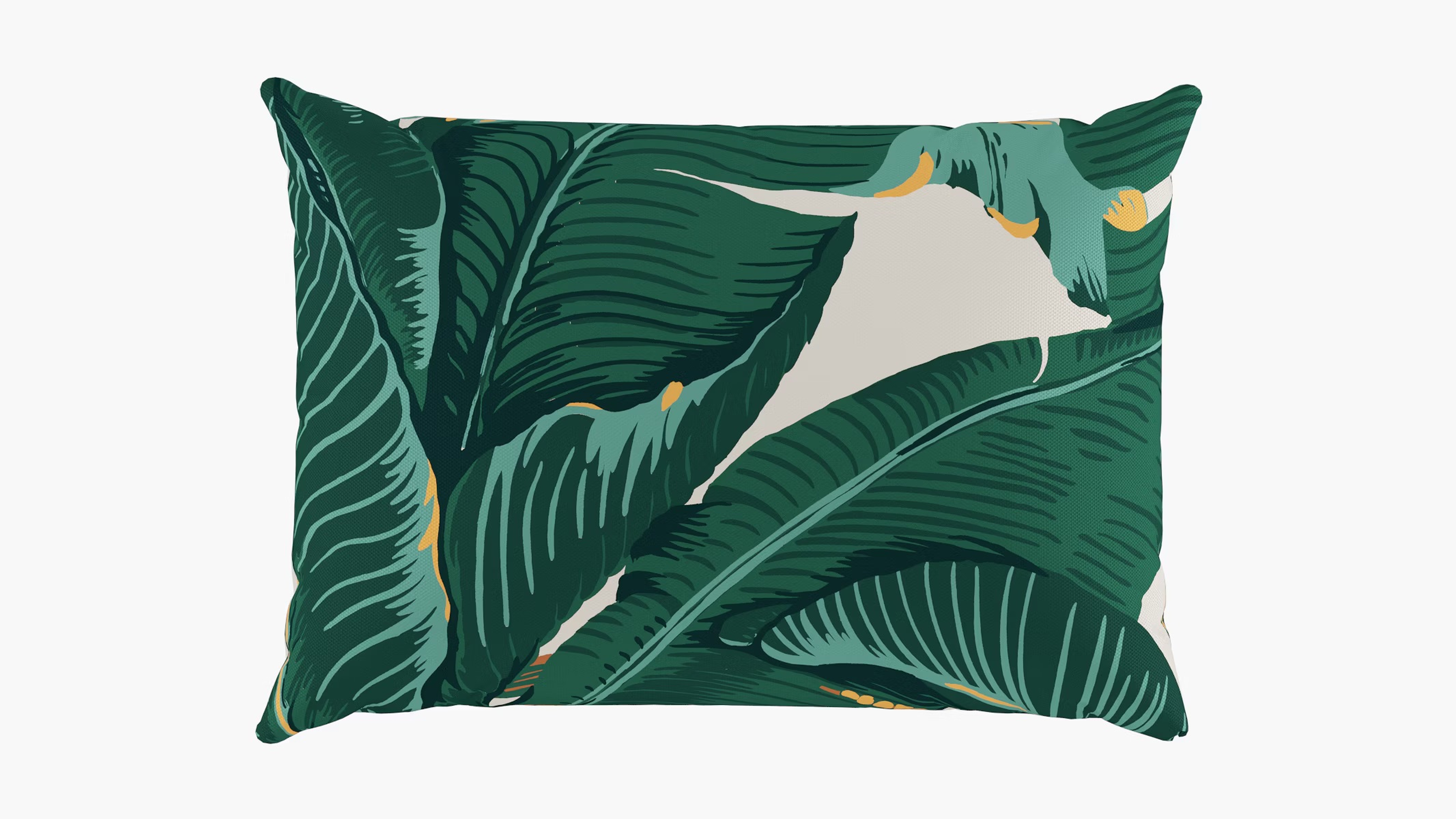 Outdoor 14" x 20" Lumbar Pillow, Martinique®, 14" x 20" - The Inside