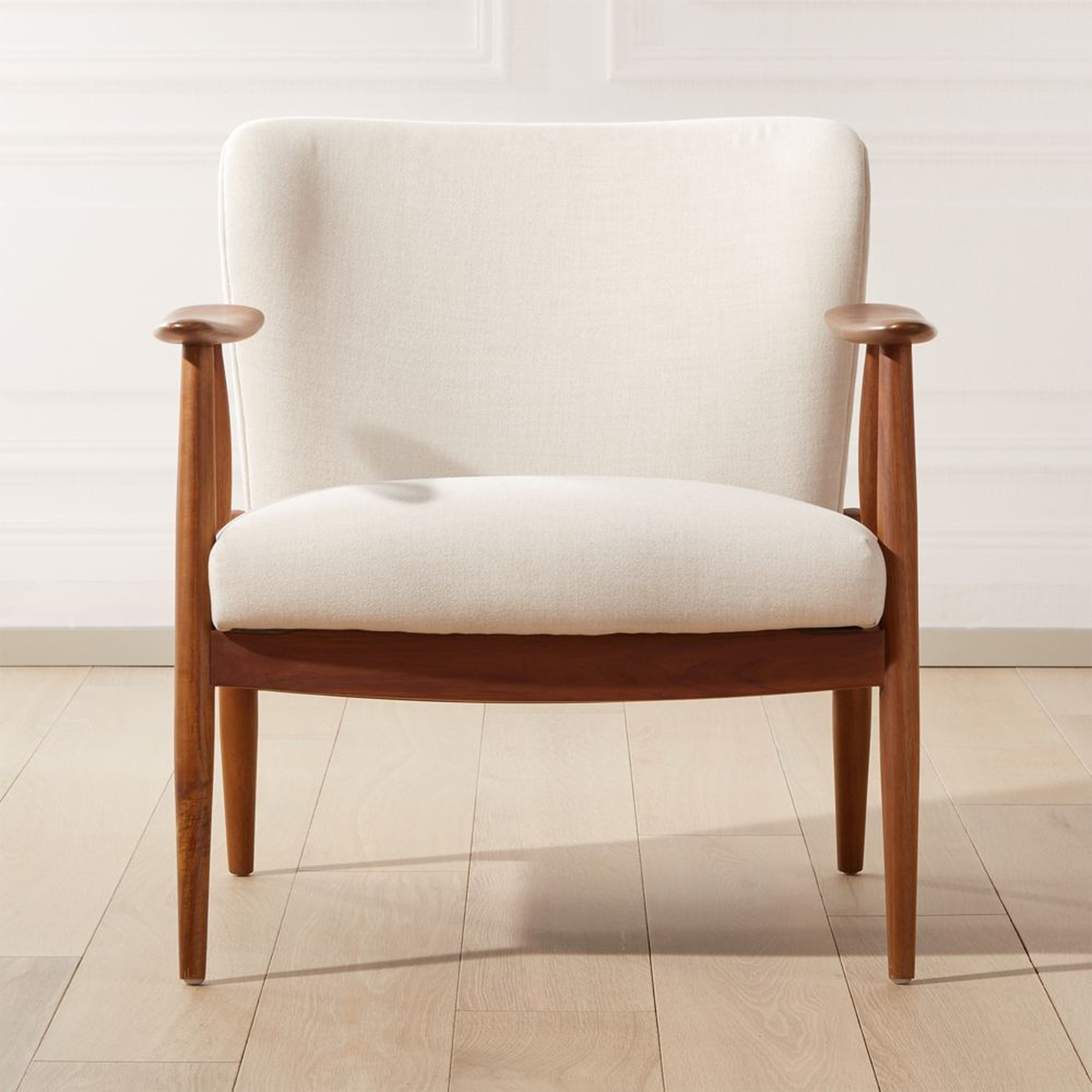 Troubadour Natural Wood Frame Chair - CB2