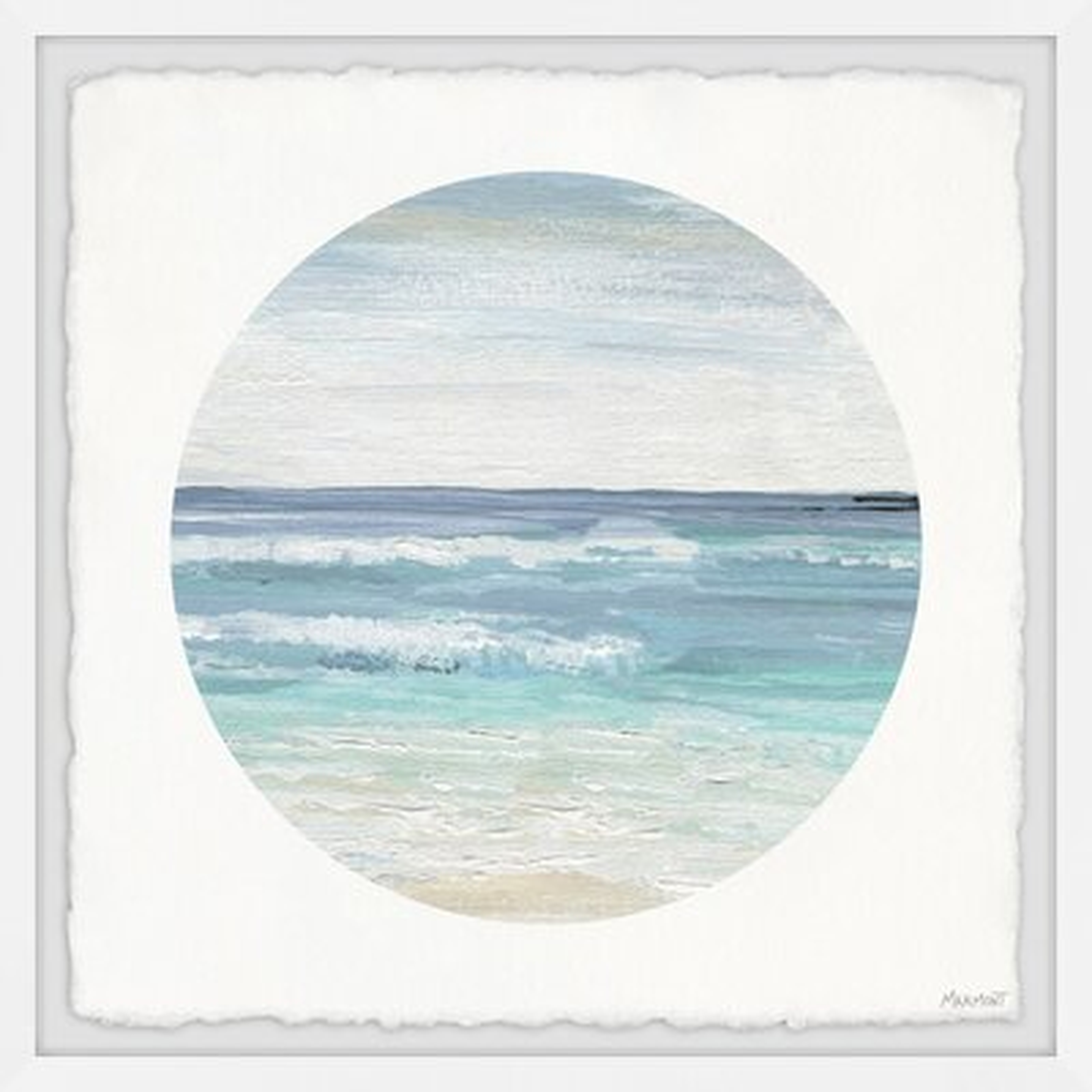 'Relaxing Beach' Picture Frame Painting Print on Paper - Wayfair