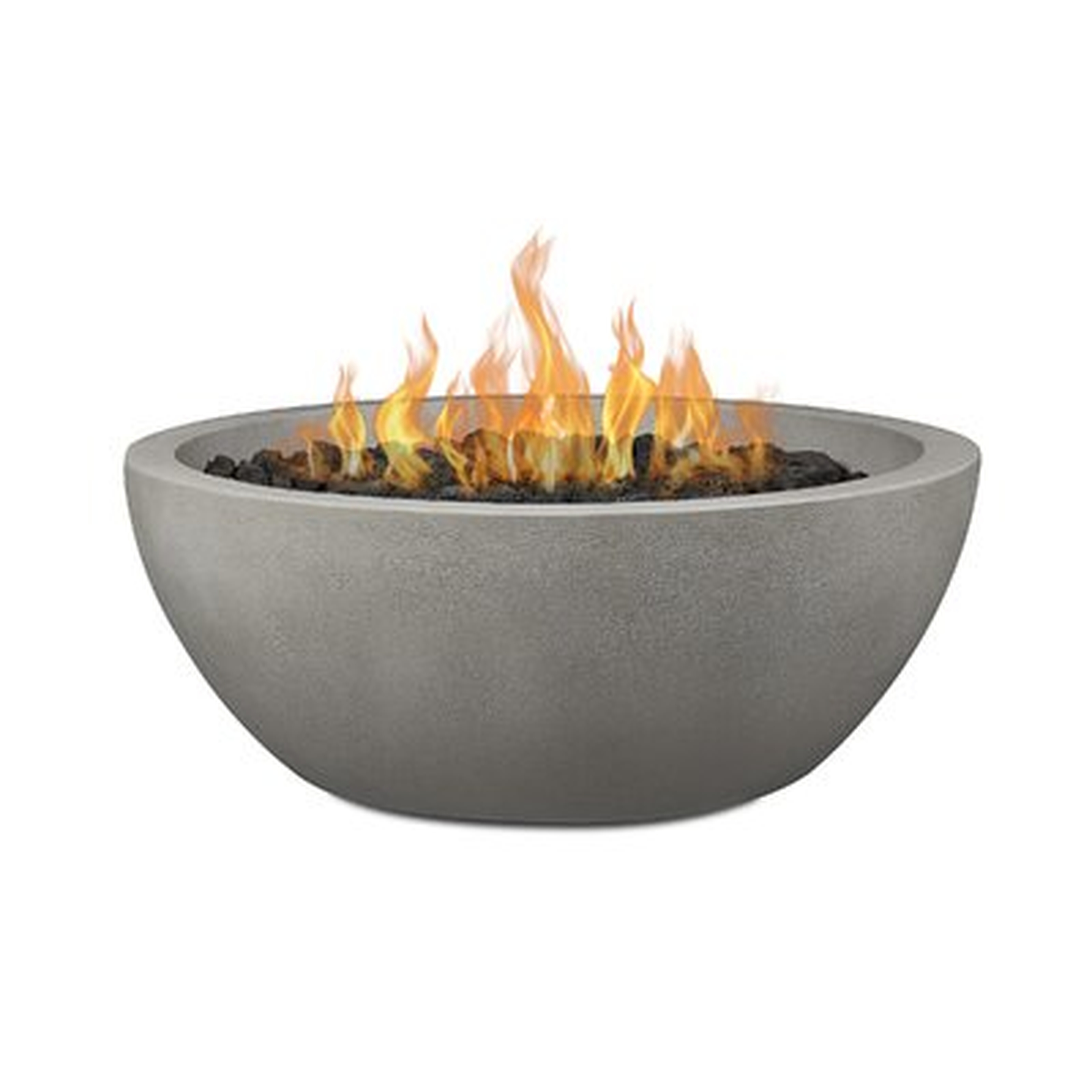 Eldora Round Concrete Fire Pit by Jensen Co - Birch Lane