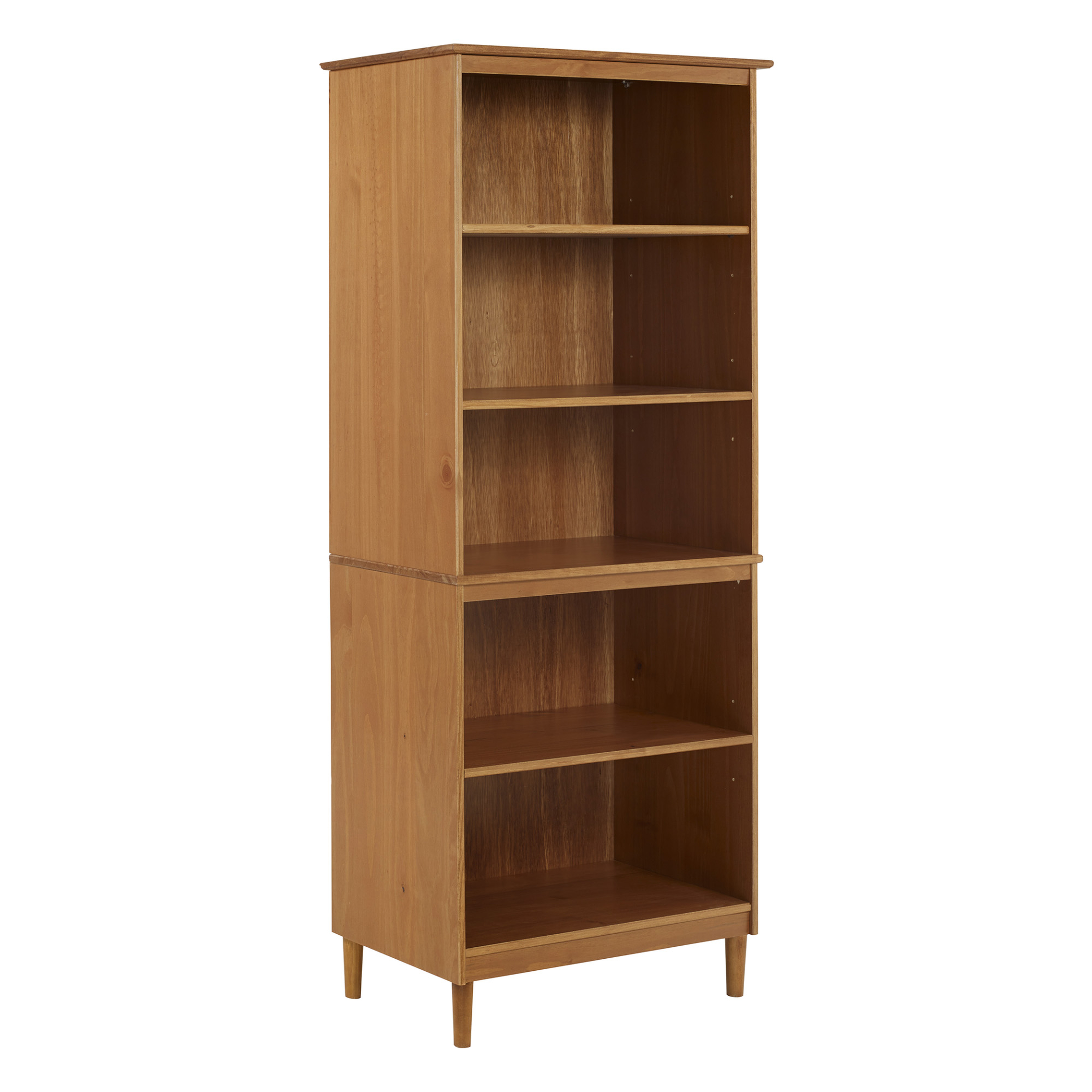Spencer Wood Bookcase, Caramel - Contour & Co.