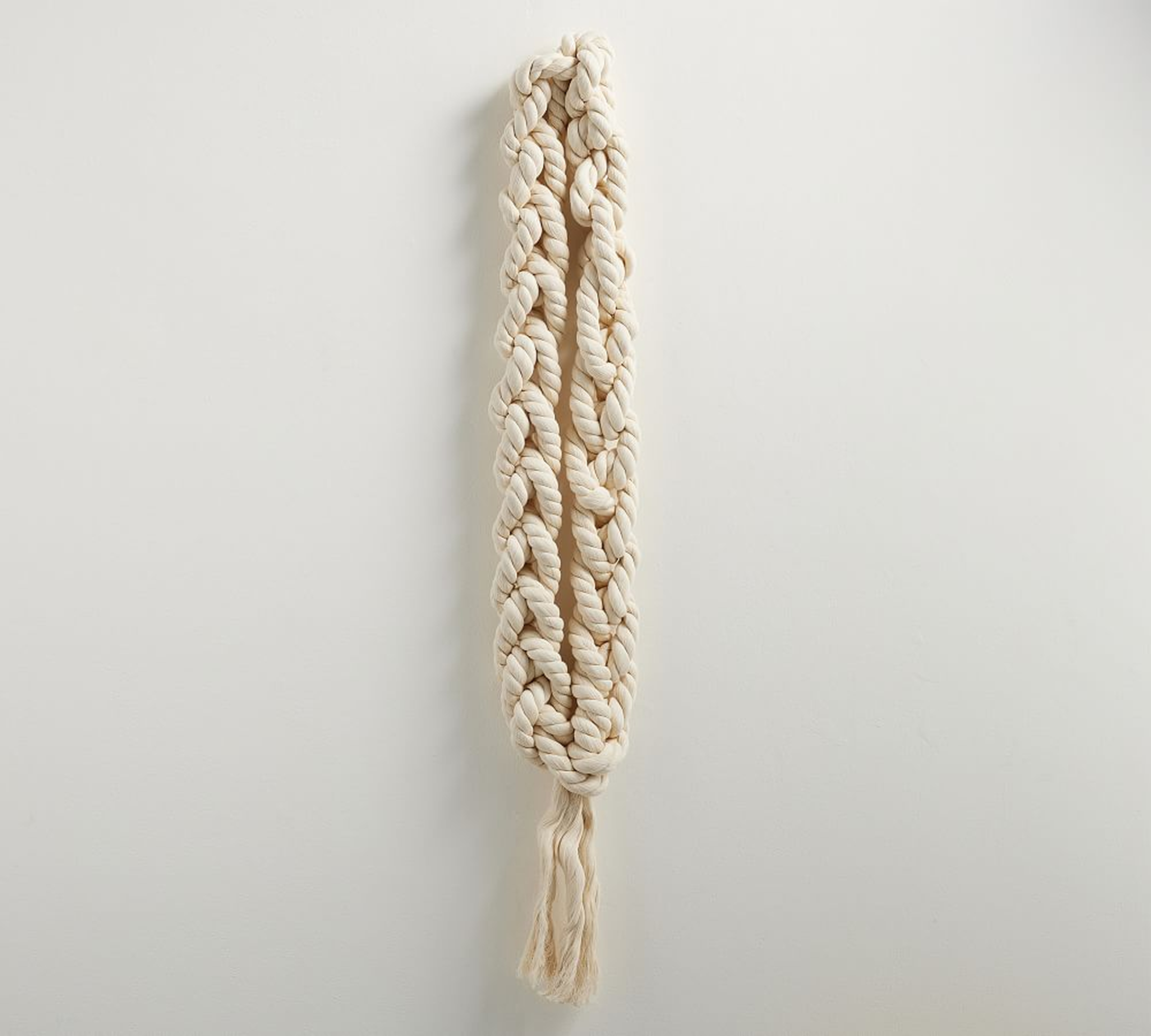 Knotted Rope Wall Art, Ivory - Pottery Barn