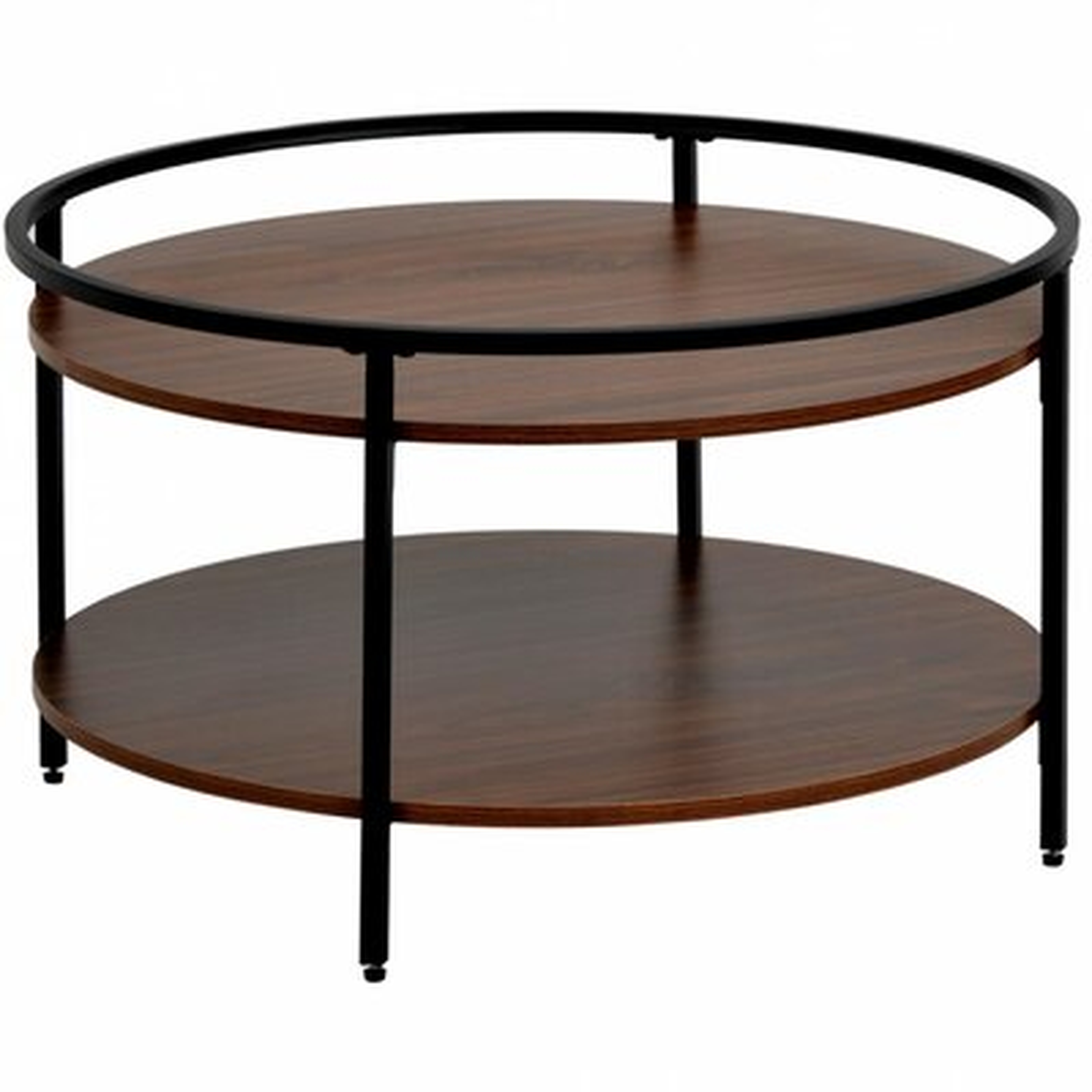 Cocktail Table Round Coffee Table Modern Industrial Design - Wayfair
