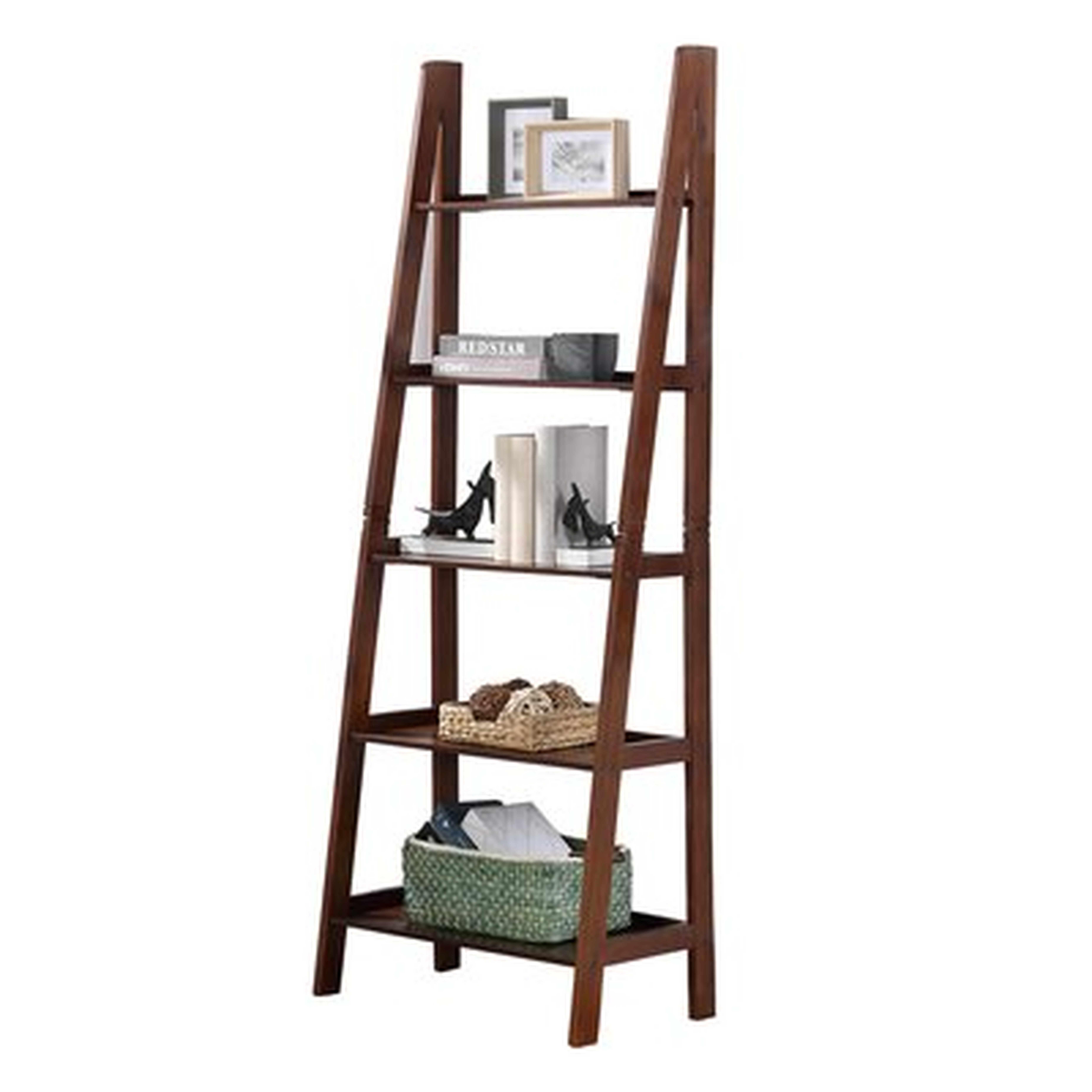 Salas 72'' H x 25'' W Ladder Bookcase - Wayfair
