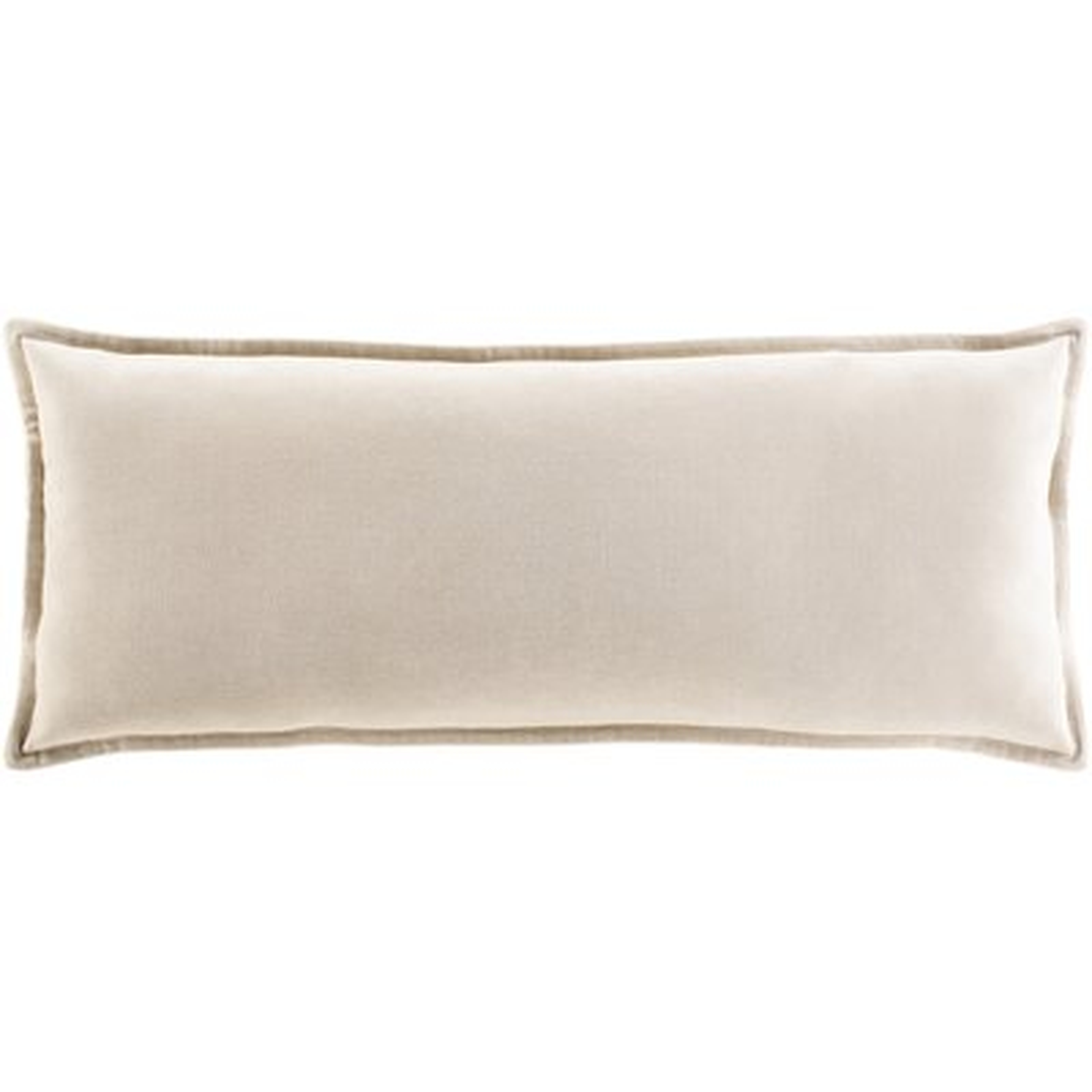 Ahnaya Cotton Lumbar Pillow Cover - Wayfair