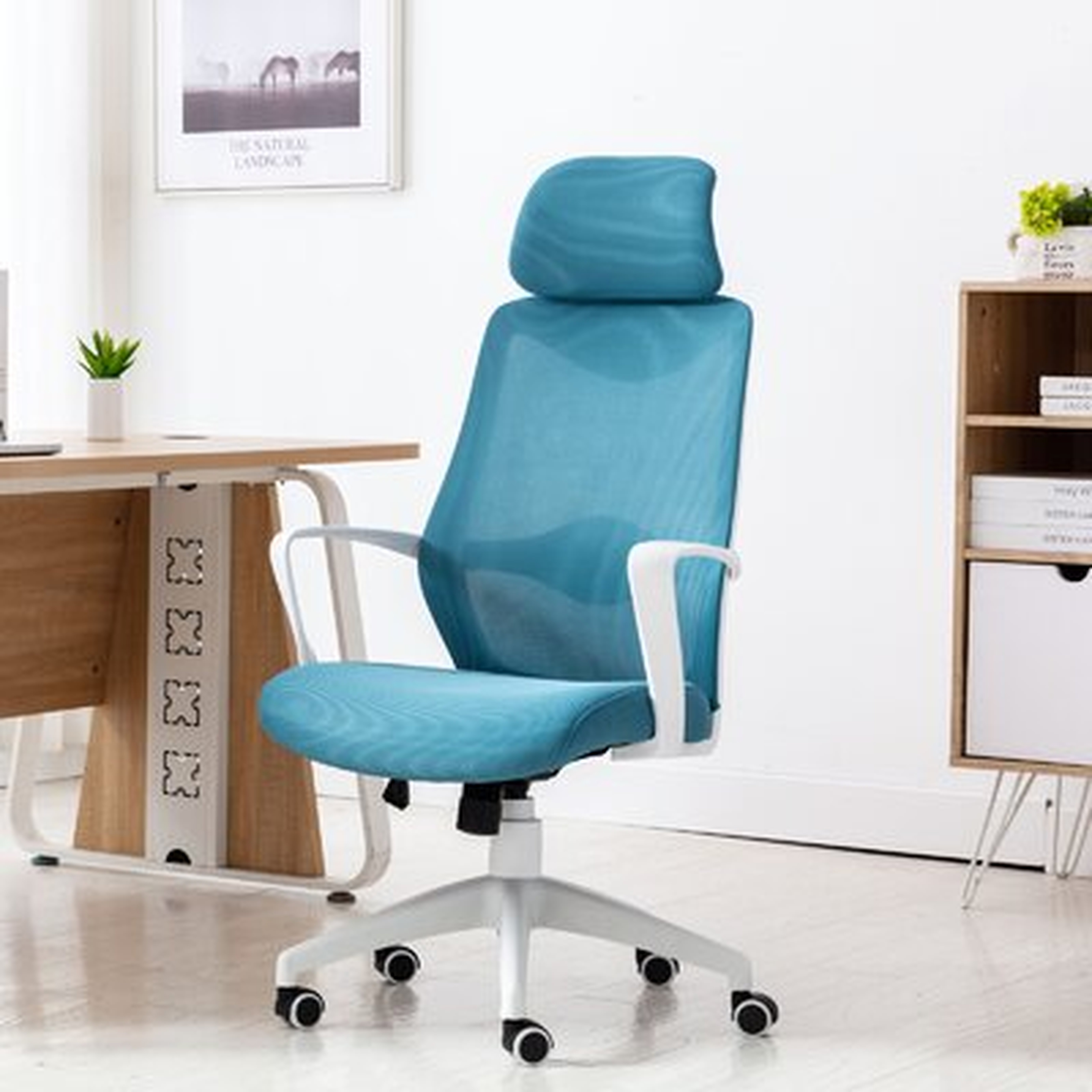 Home Office Chair Ergonomic Mesh Chair Computer Chair Swivel Chair - Wayfair