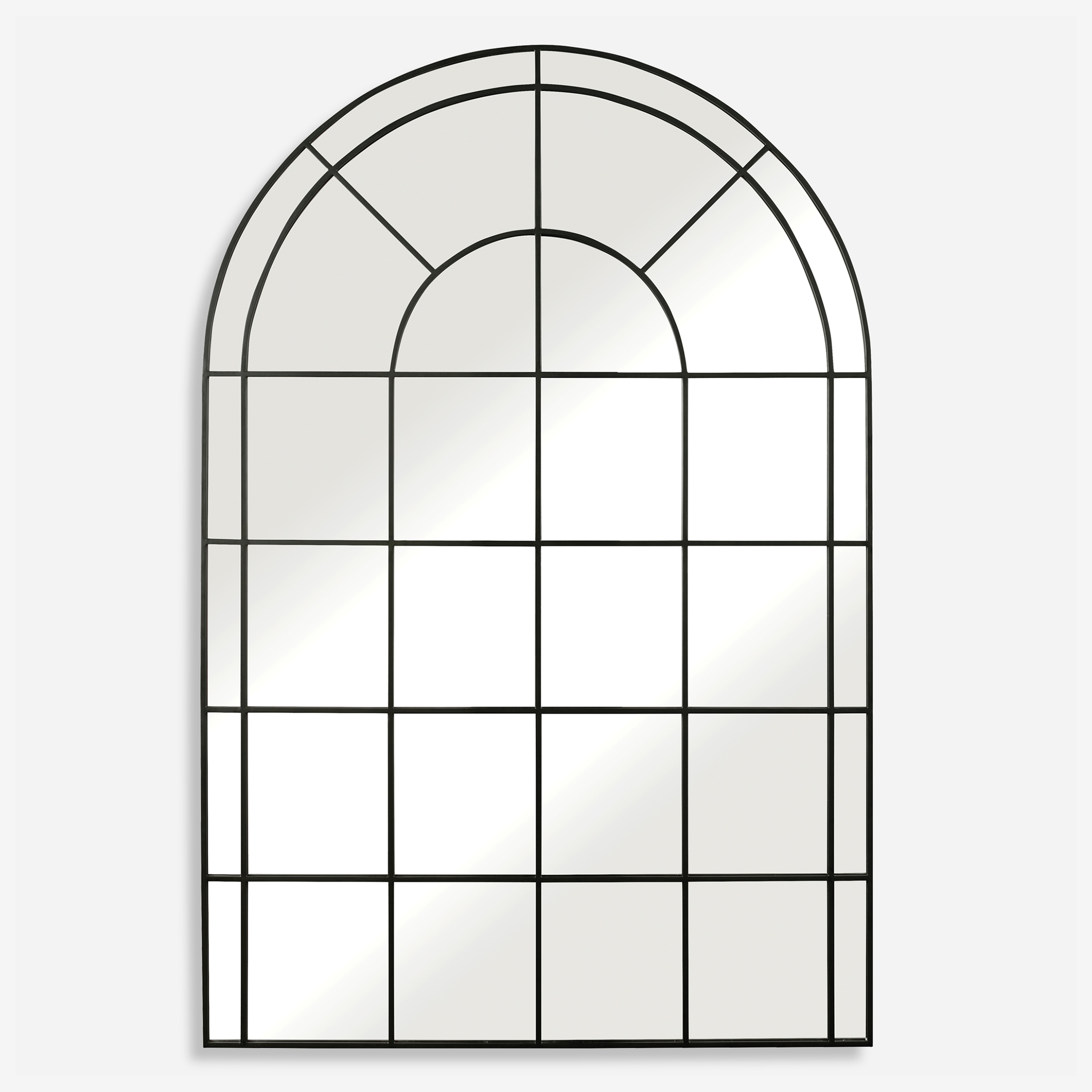 Grantola Black Arch Iron Mirror - Uttermost