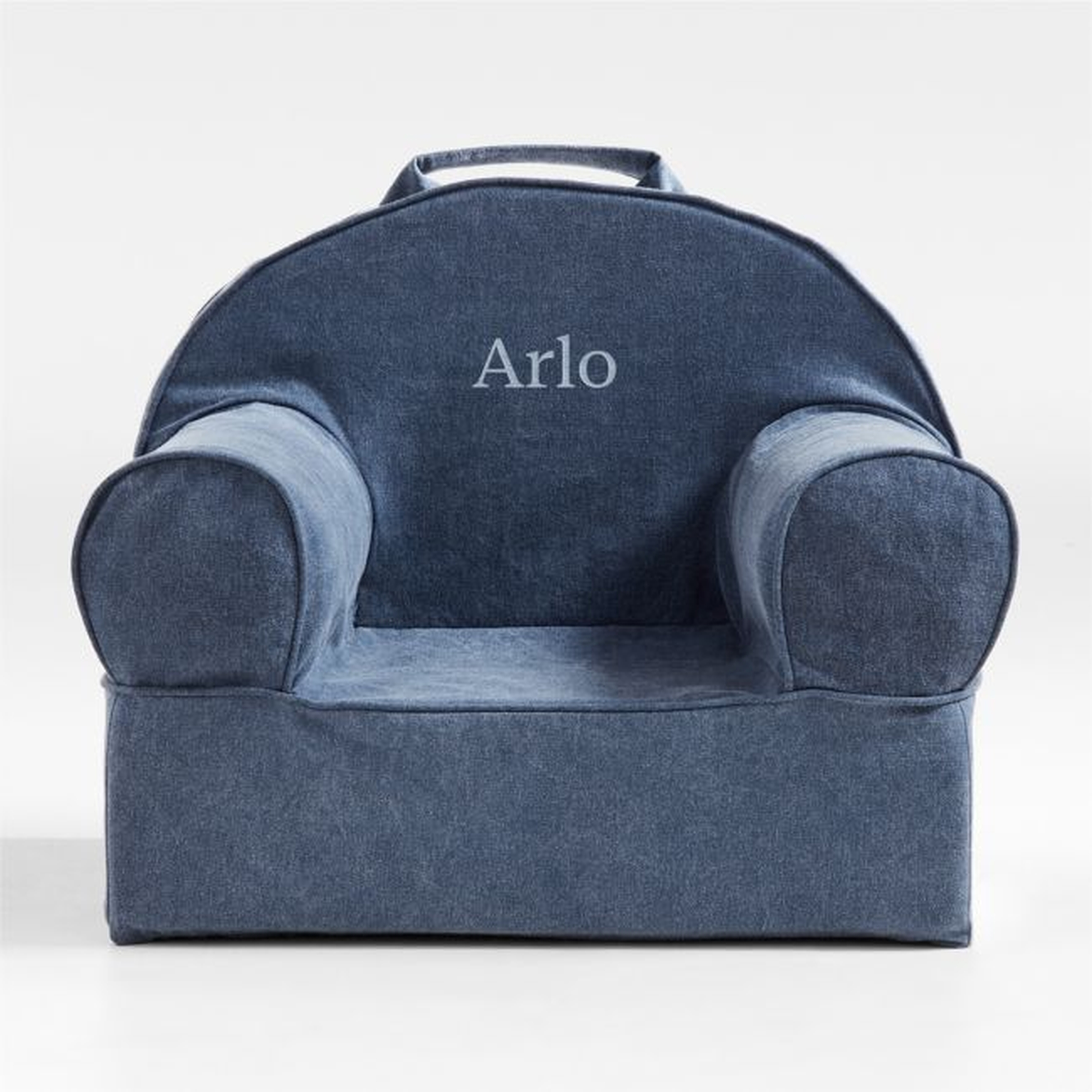 Small Dark Indigo Kids Lounge Nod Chair - Crate & Kids