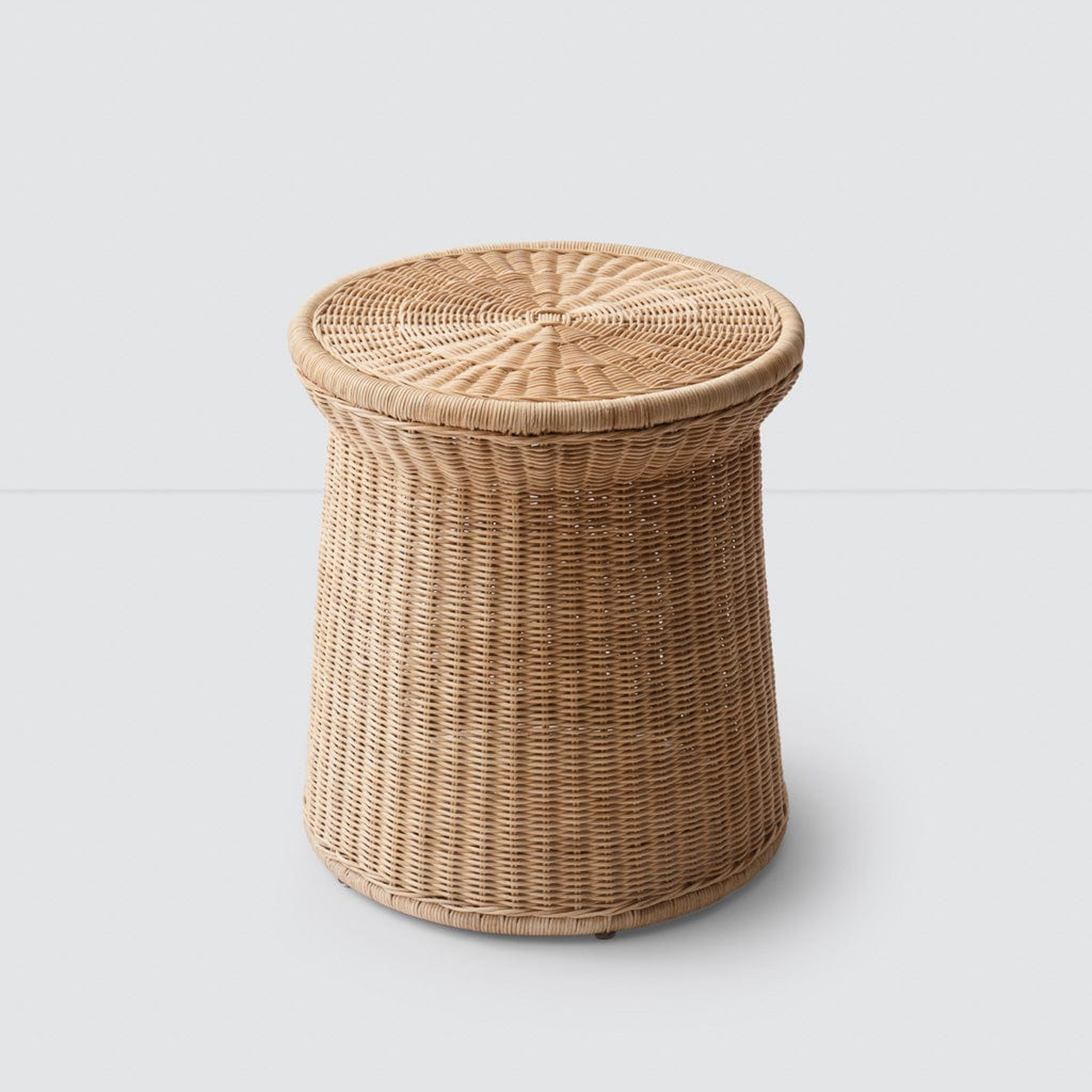 The Citizenry Ora Wicker Side Table | Natural - The Citizenry
