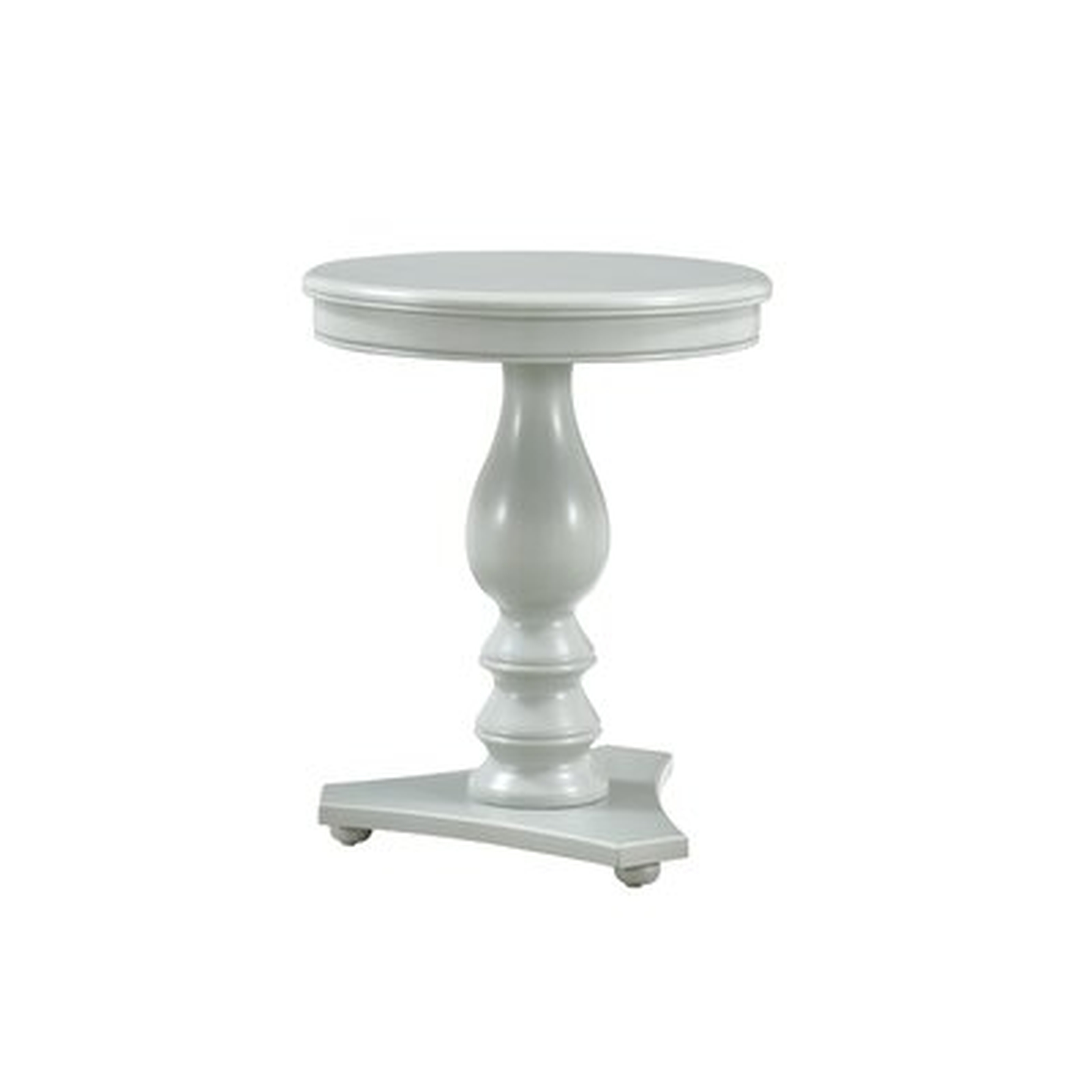 Dollison Pedestal End Table with Storage - Wayfair