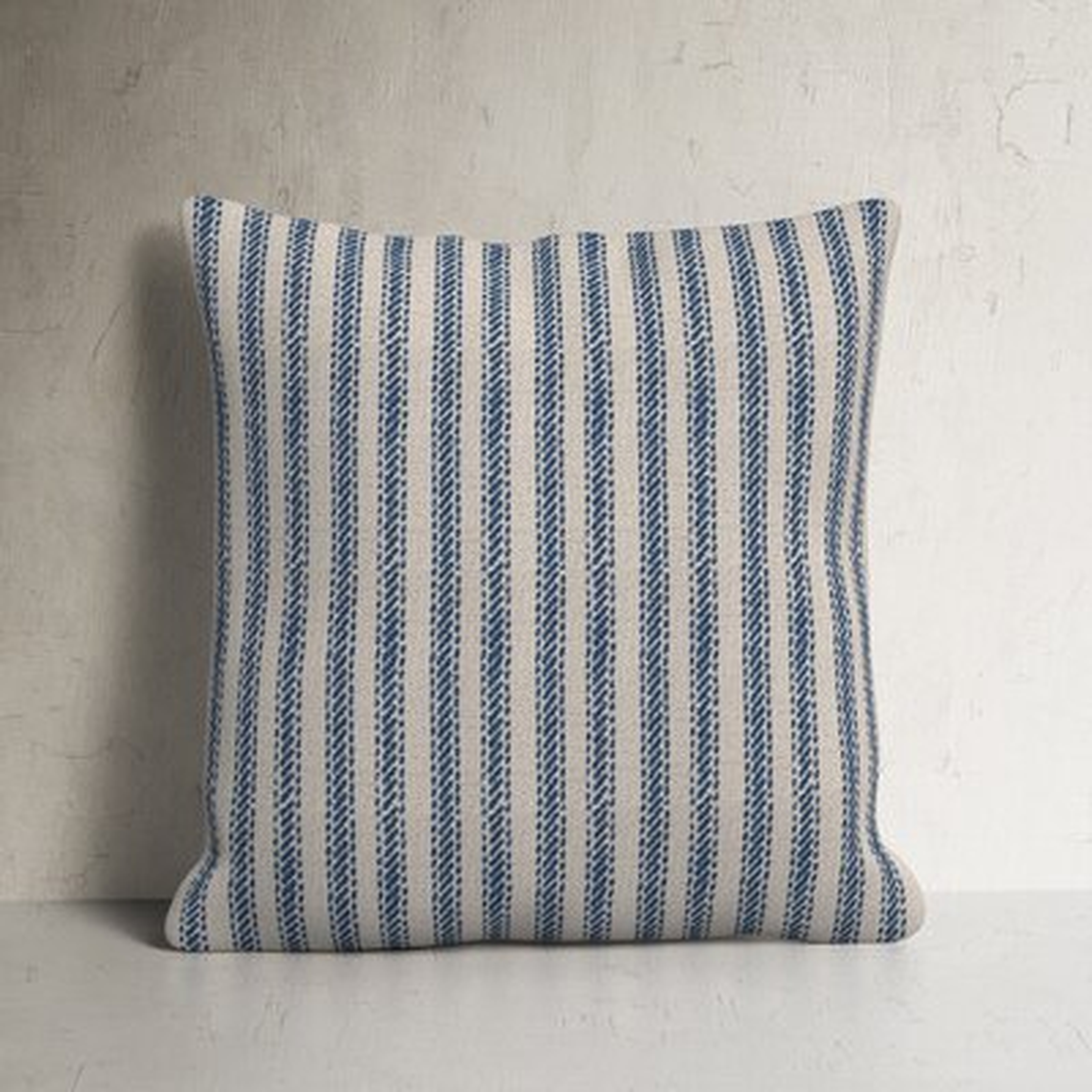 Percy Square Cotton Pillow Cover - Birch Lane
