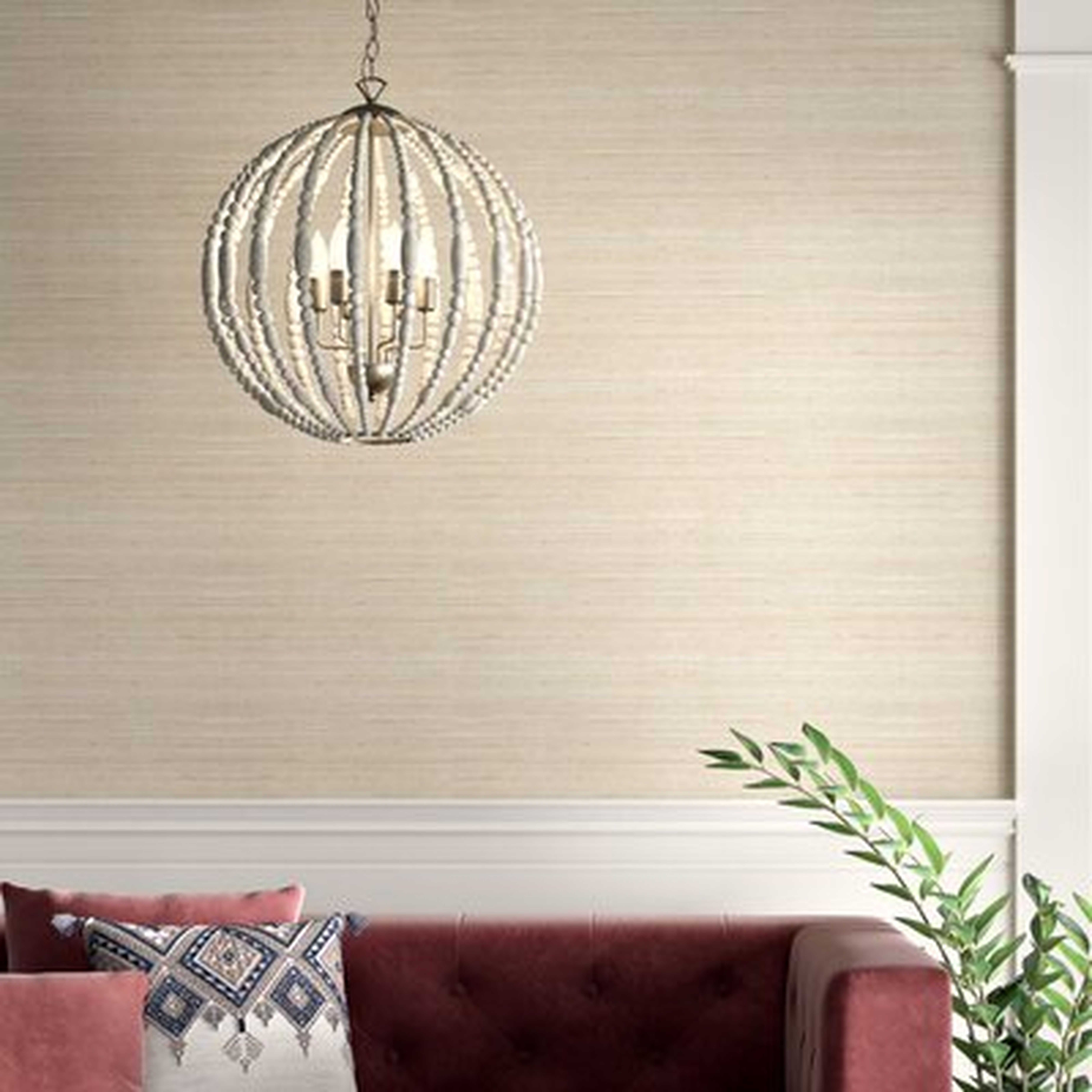 Marr 24' L x 36" W Paintable Wallpaper RollMarr Grass Cloth Abstract Wallpaper - Wayfair