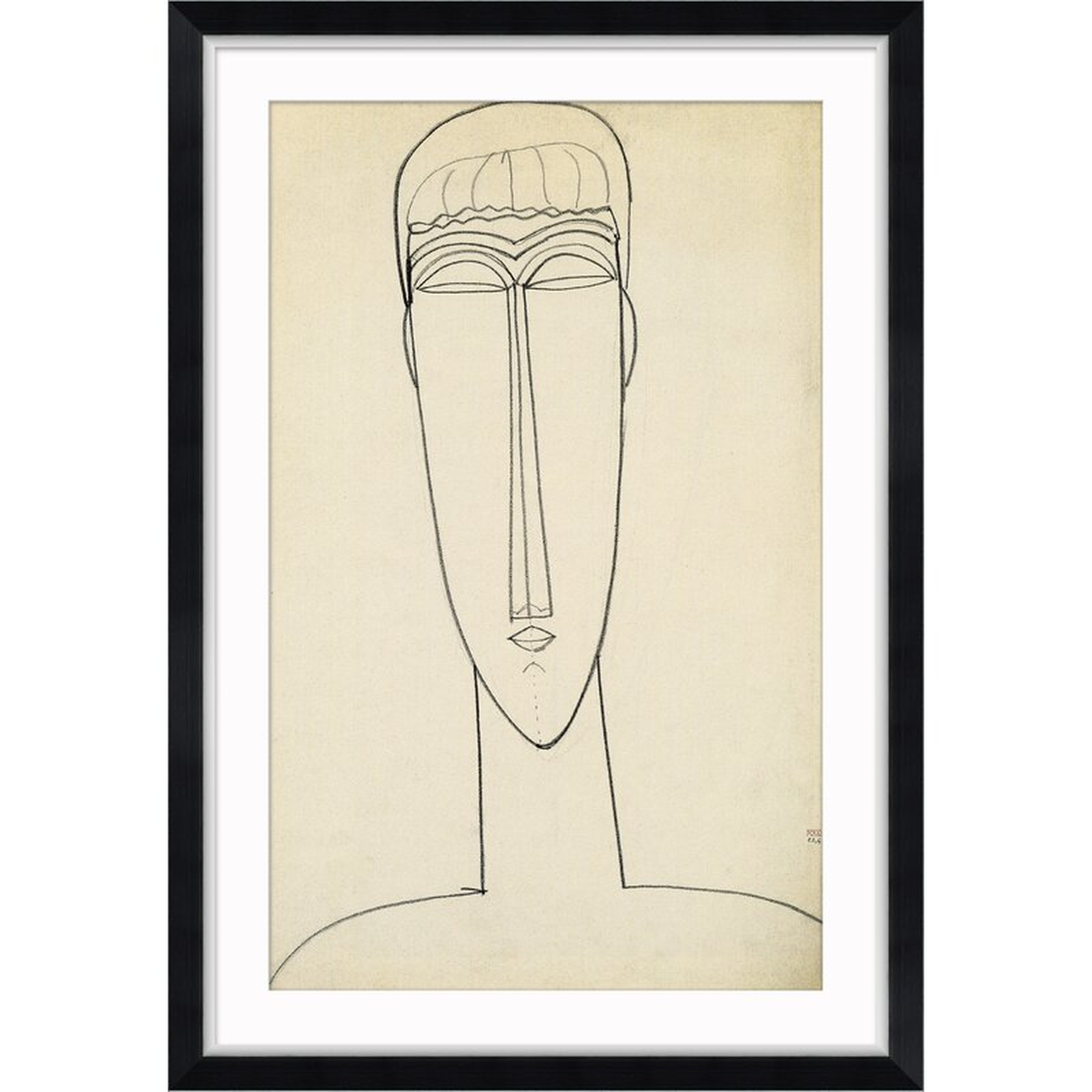 Soicher Marin Finn and Ivy 'Mondrian Studies of North African Men 2' - Picture Frame Painting on Paper - Perigold
