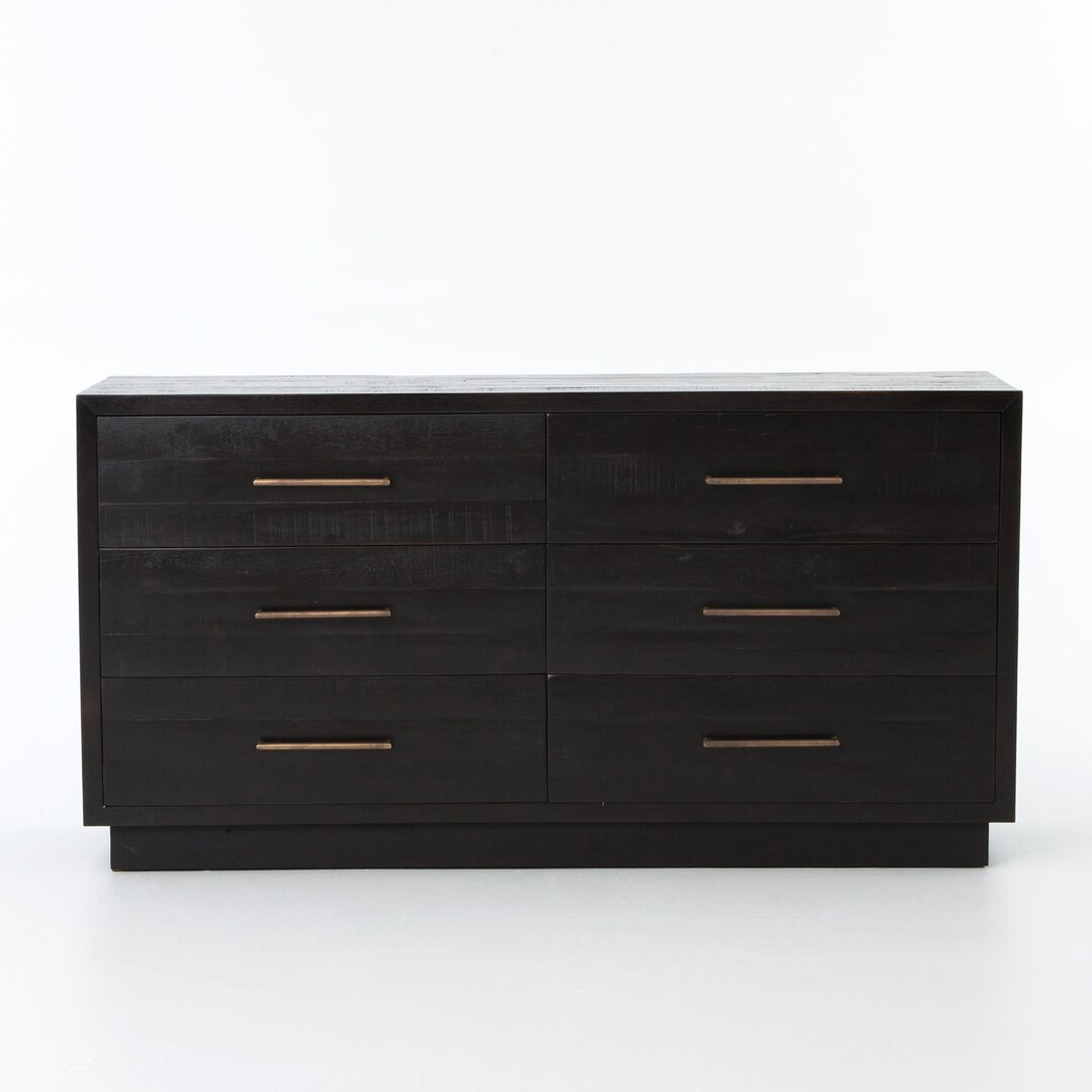 Suki 6 Drawer 60" W Solid Wood Double Dresser - Perigold