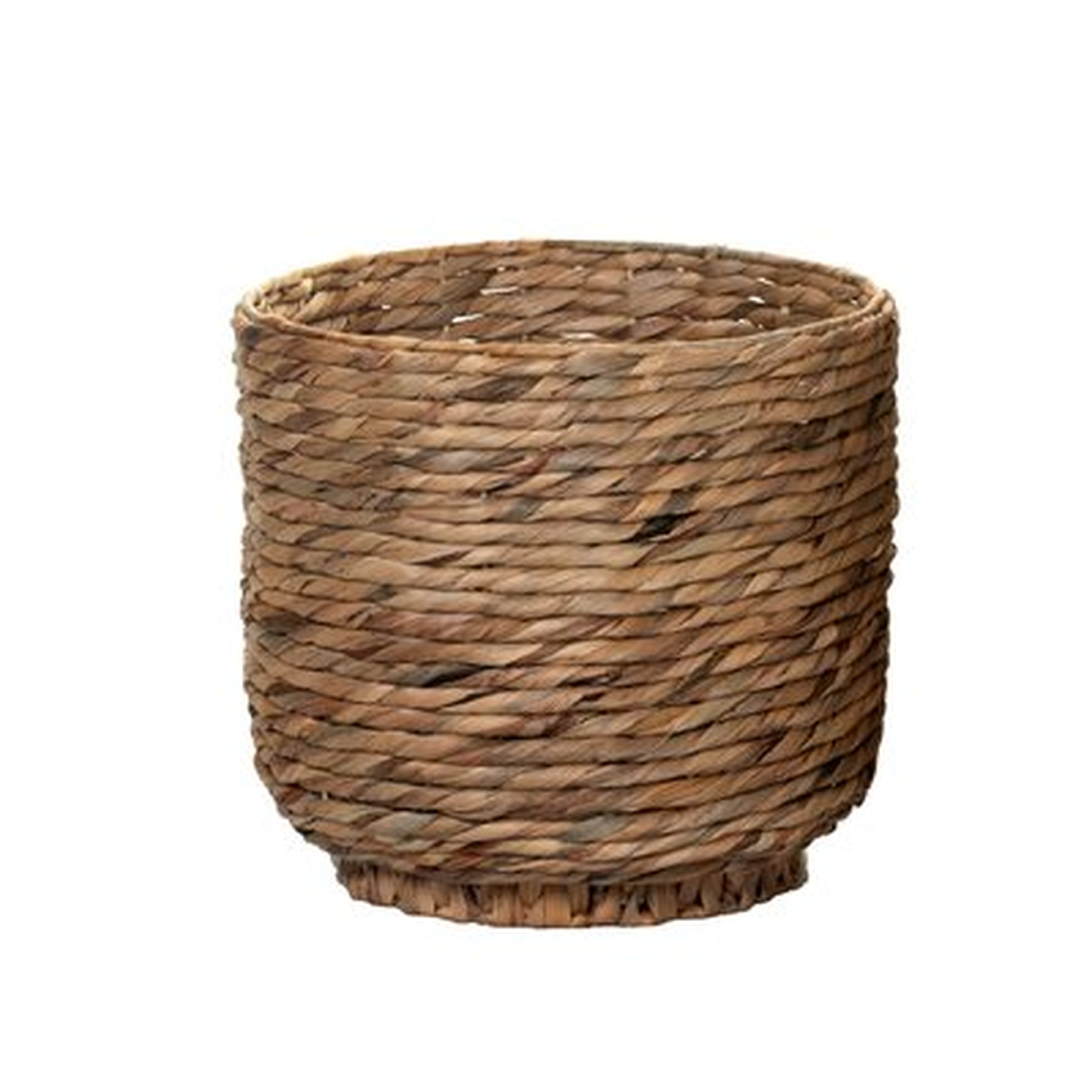 Twist Weave Water Hyacinth Wicker Basket - Wayfair