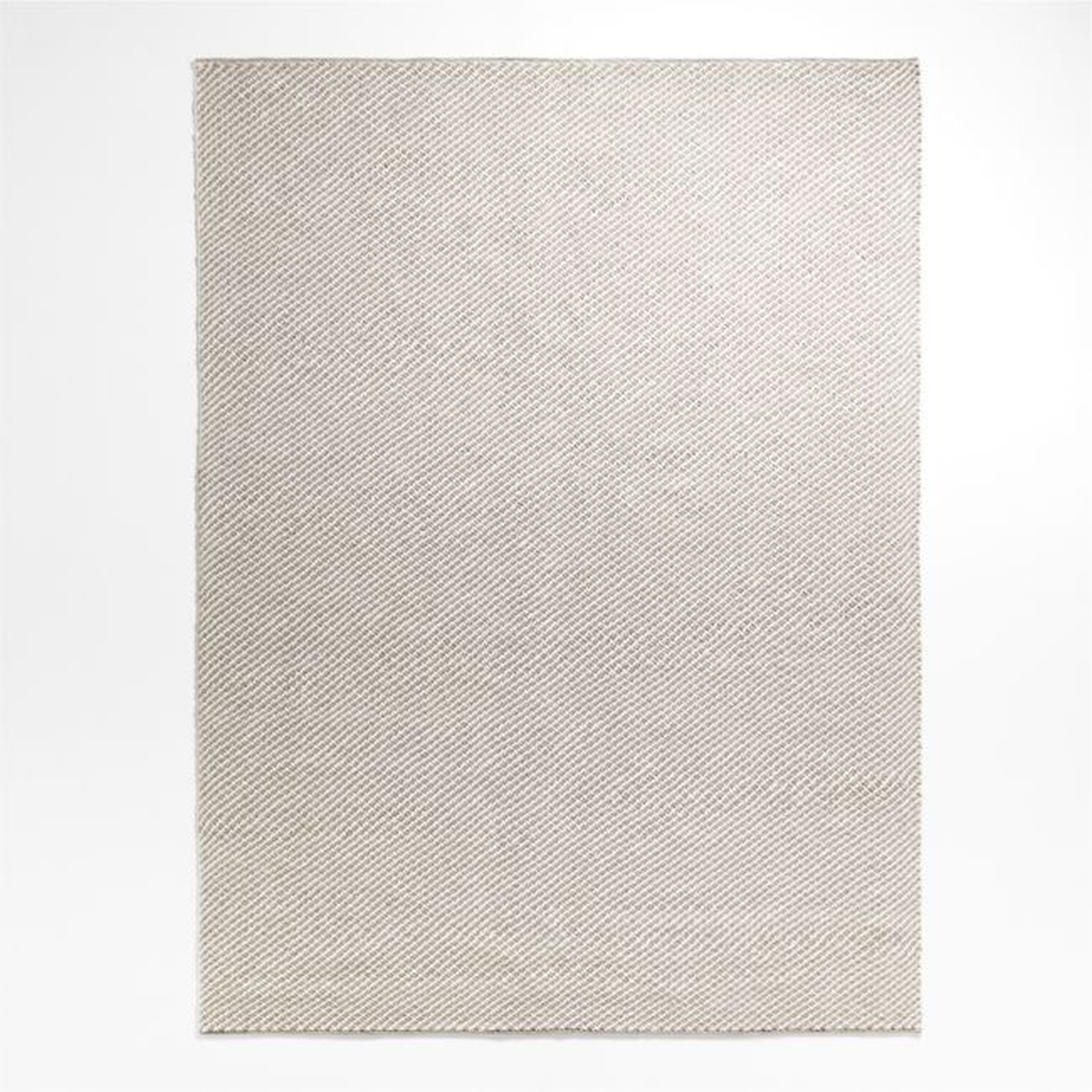 Genoa Performance Grey Indoor/Outdoor Area Rug 12'x15' - Crate and Barrel