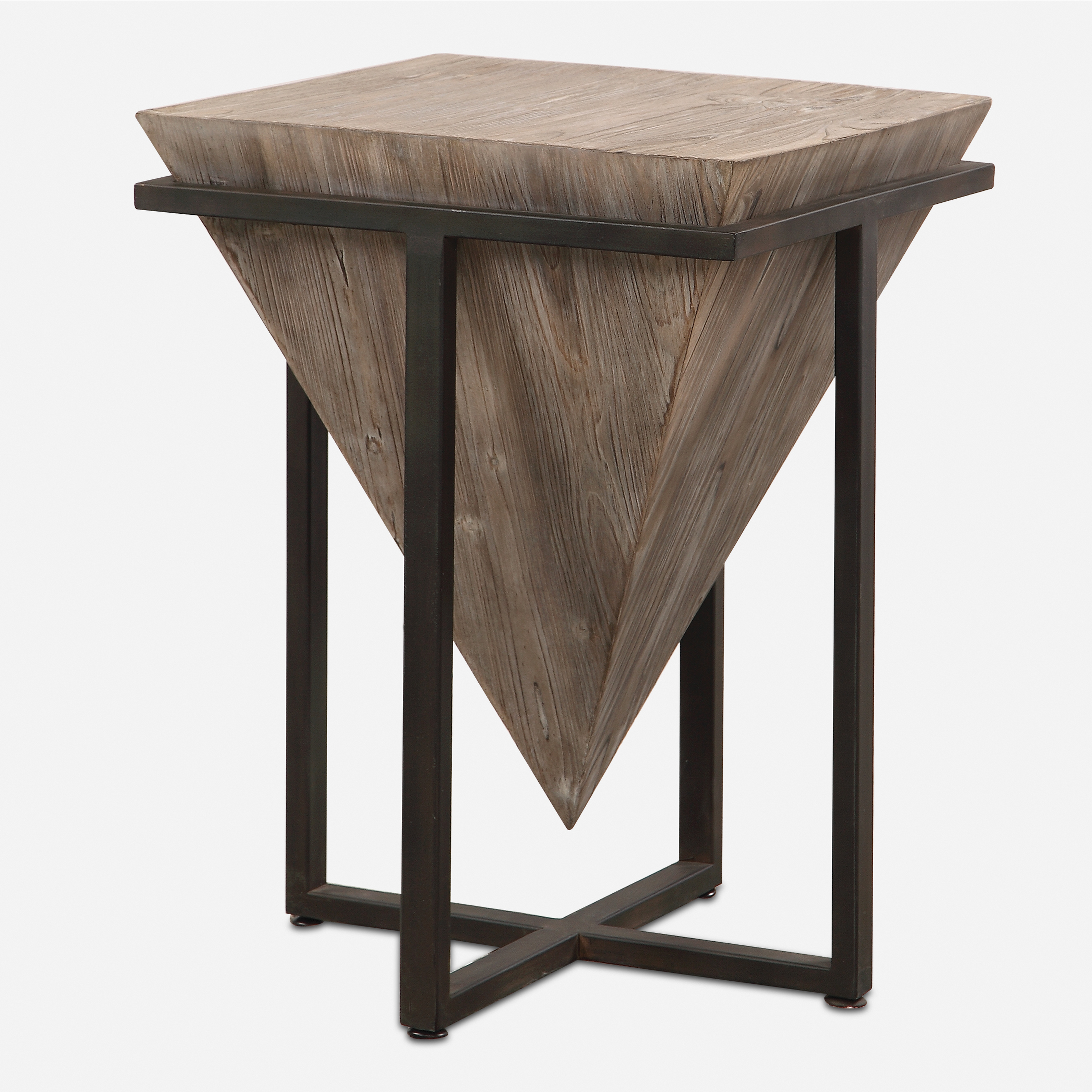 Bertrand Wood Accent Table - Uttermost