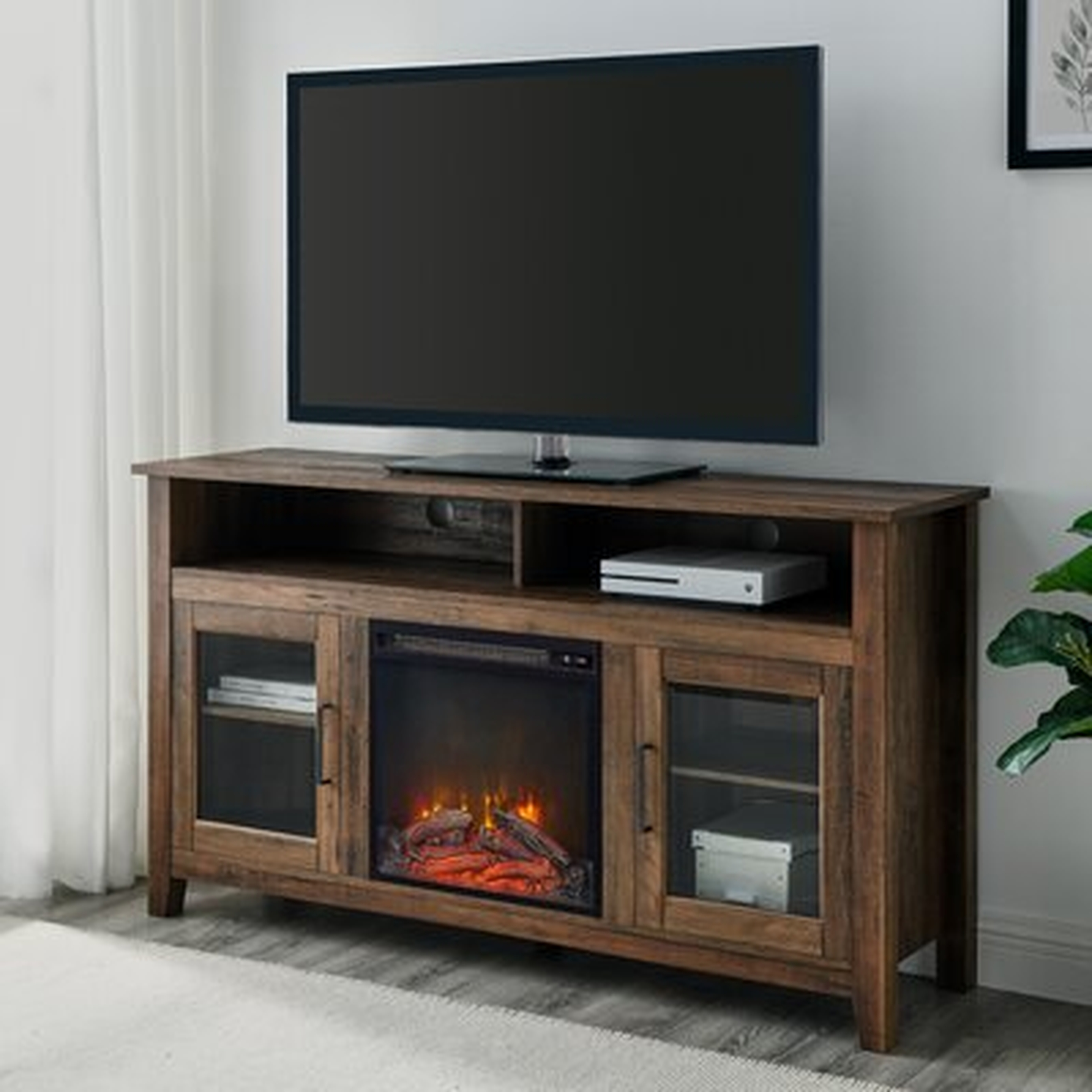 Kohn TV Stand for TVs up to 65" with Electric Fireplace Included - Wayfair
