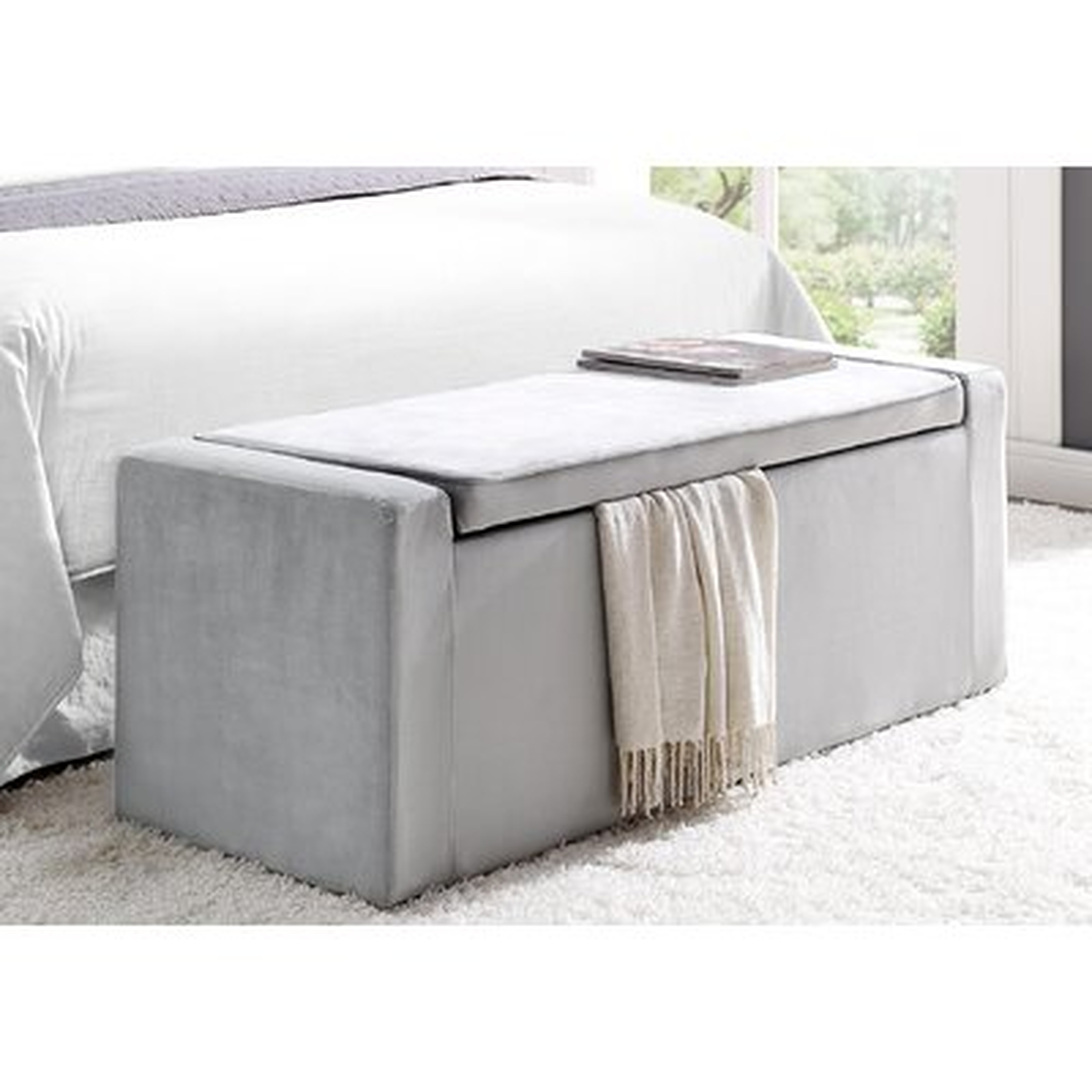 Fasching Upholstered Shoe Storage Bench - Wayfair