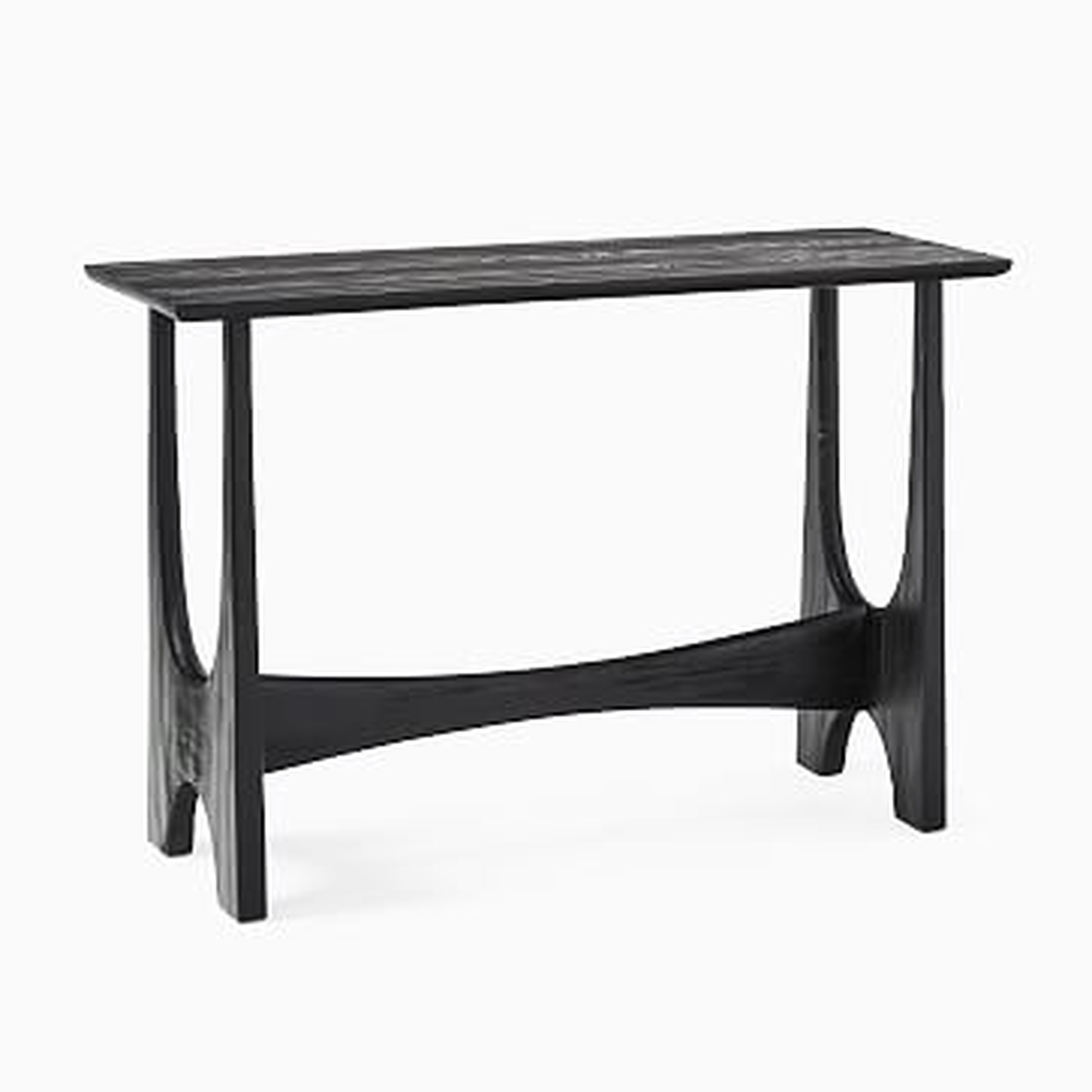 Tanner Solid Wood 44" Console, Black - West Elm