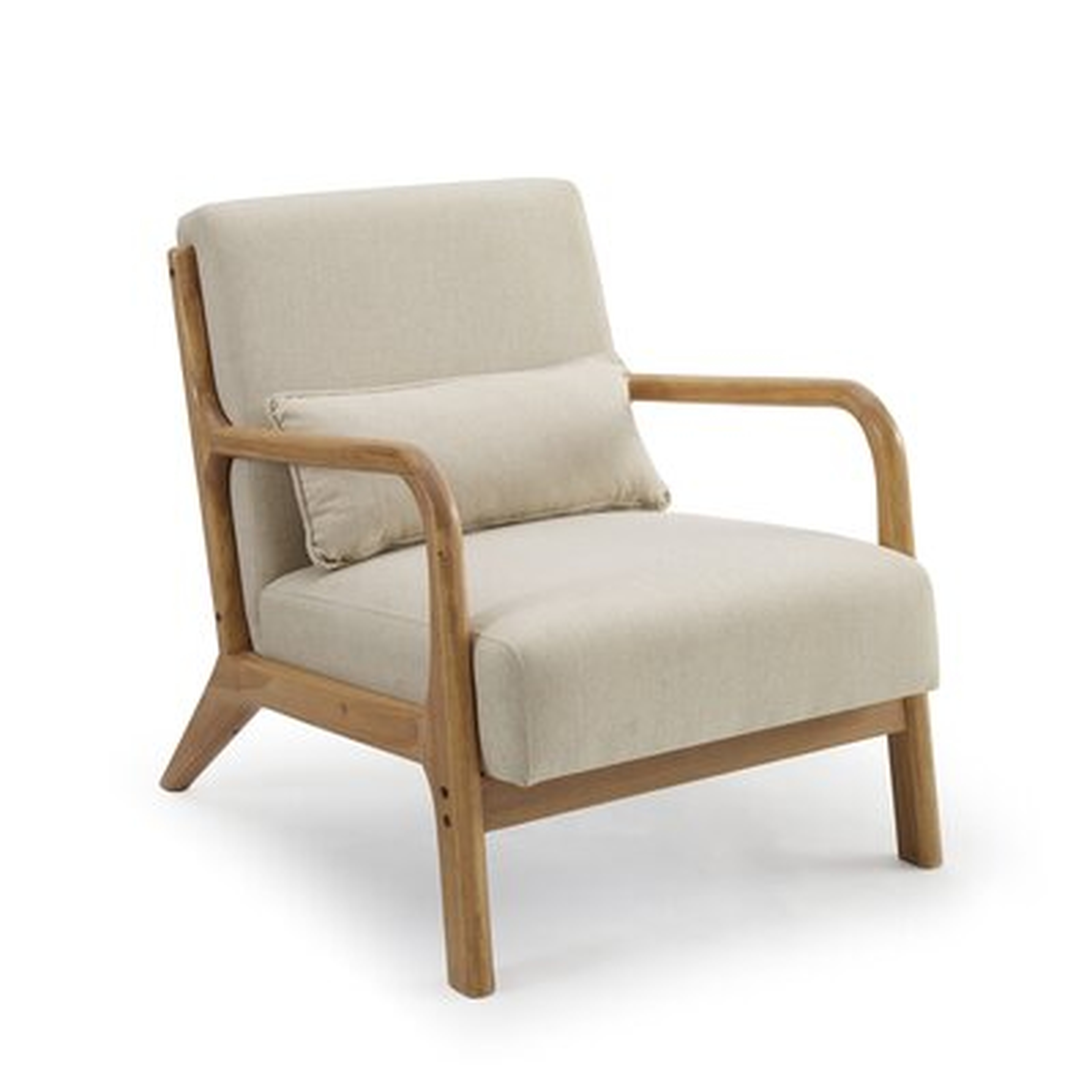 25.2" Wide Suburban Countyade Armchair Upholstery with 100% Linen - Wayfair