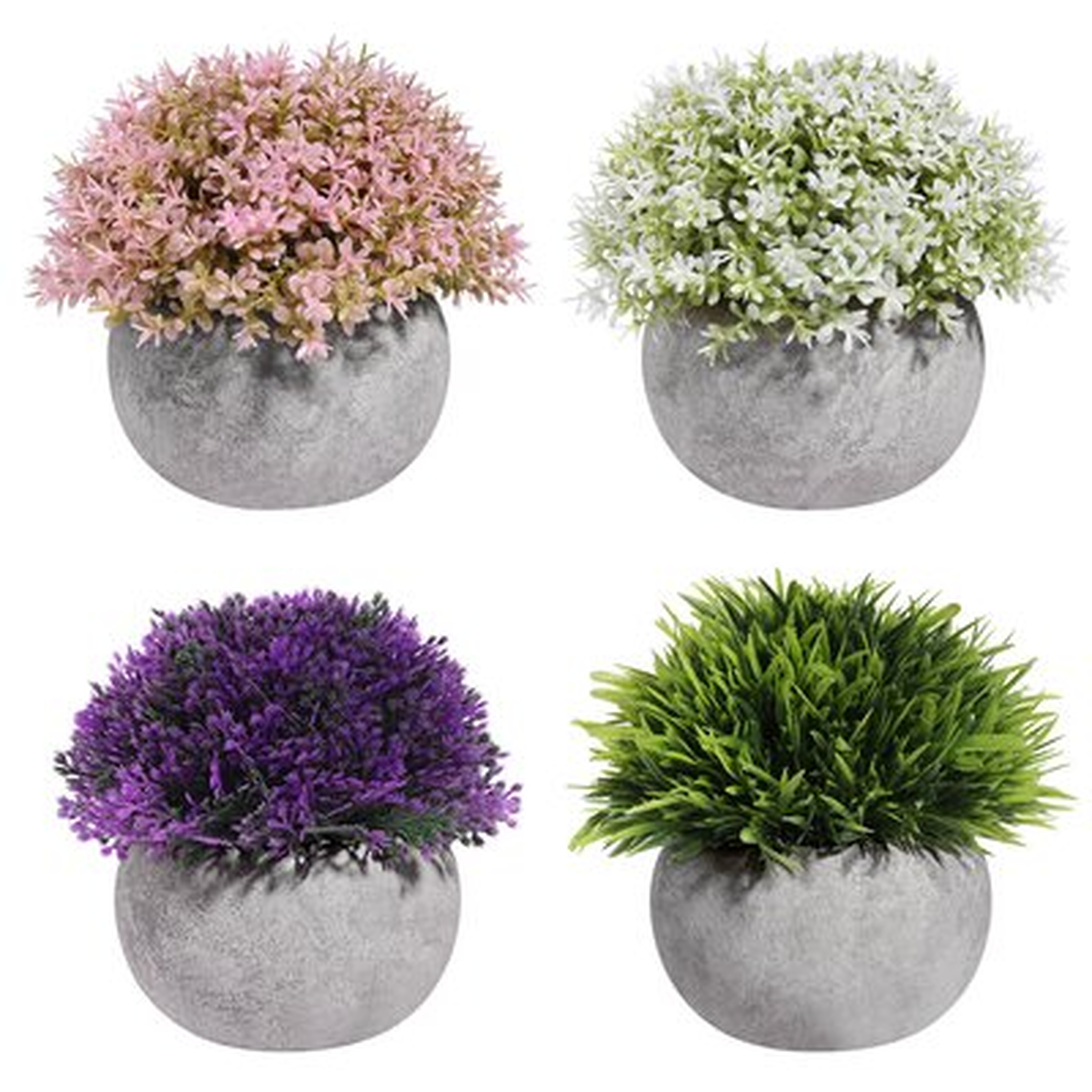 4PCS Artificial Potted Plant - Wayfair