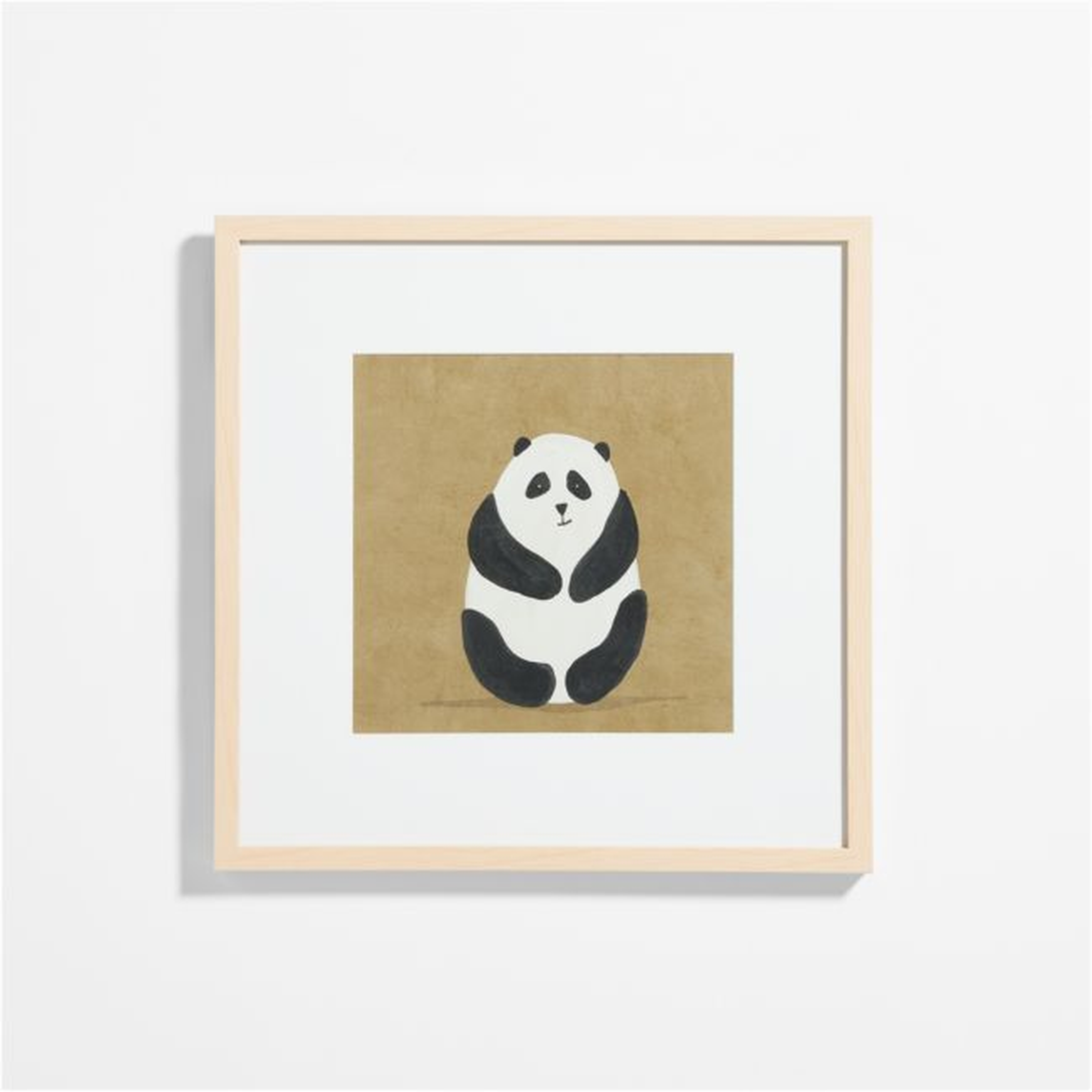 Panda Framed Wall Art Print - Crate & Kids