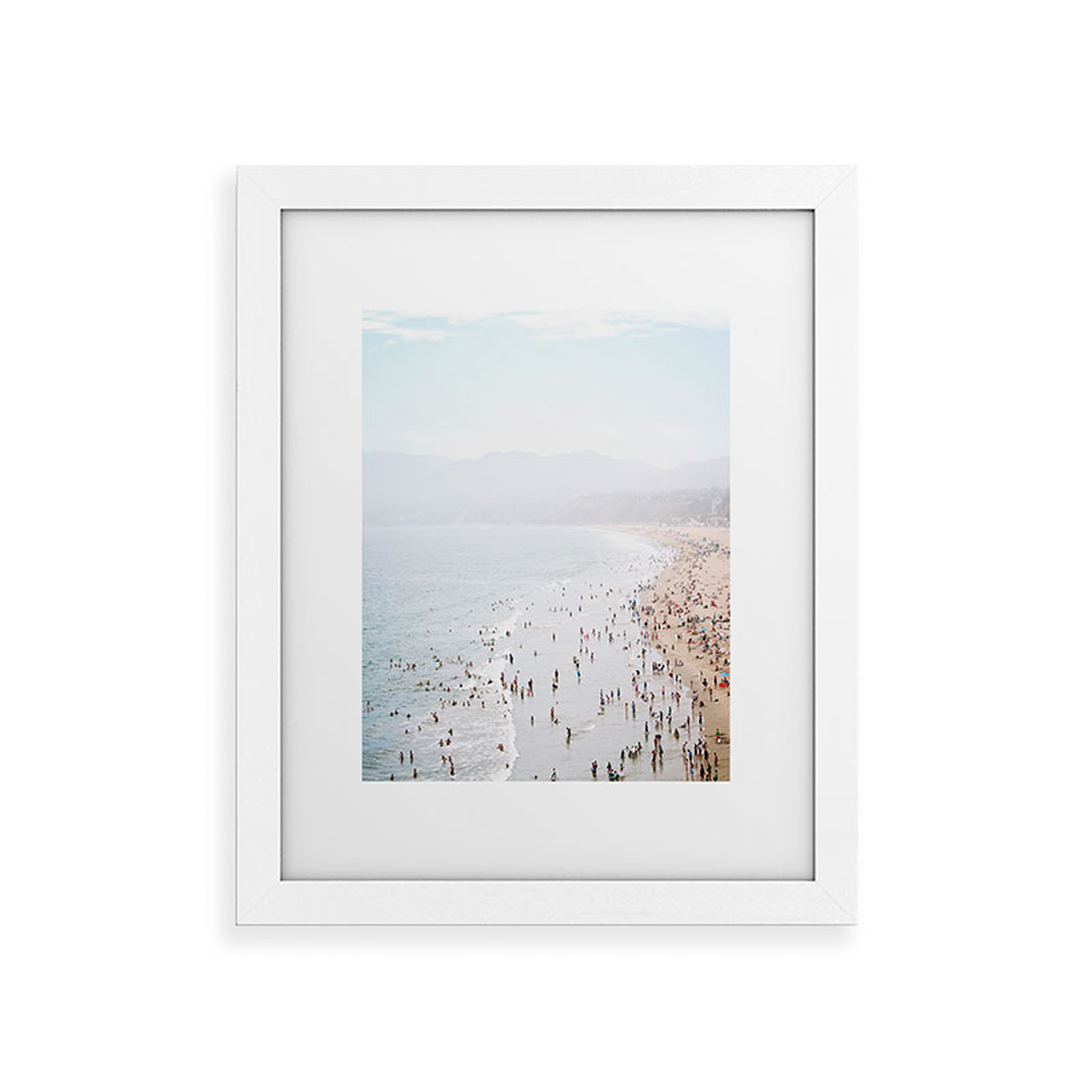 La Summer by Bree Madden - Framed Art Print Classic White 24" x 36" - Wander Print Co.
