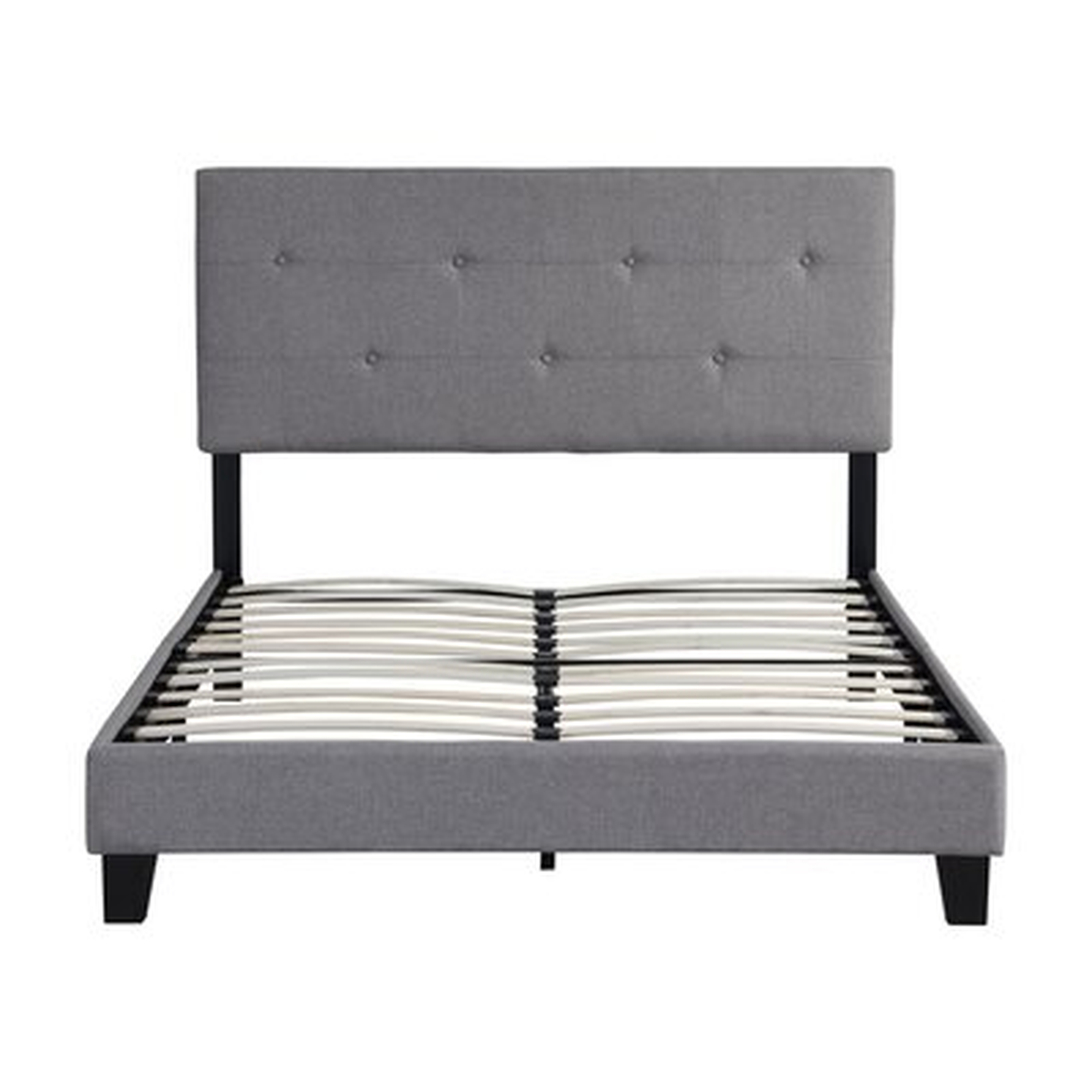 Full Tufted Upholstered Platform Bed - Wayfair