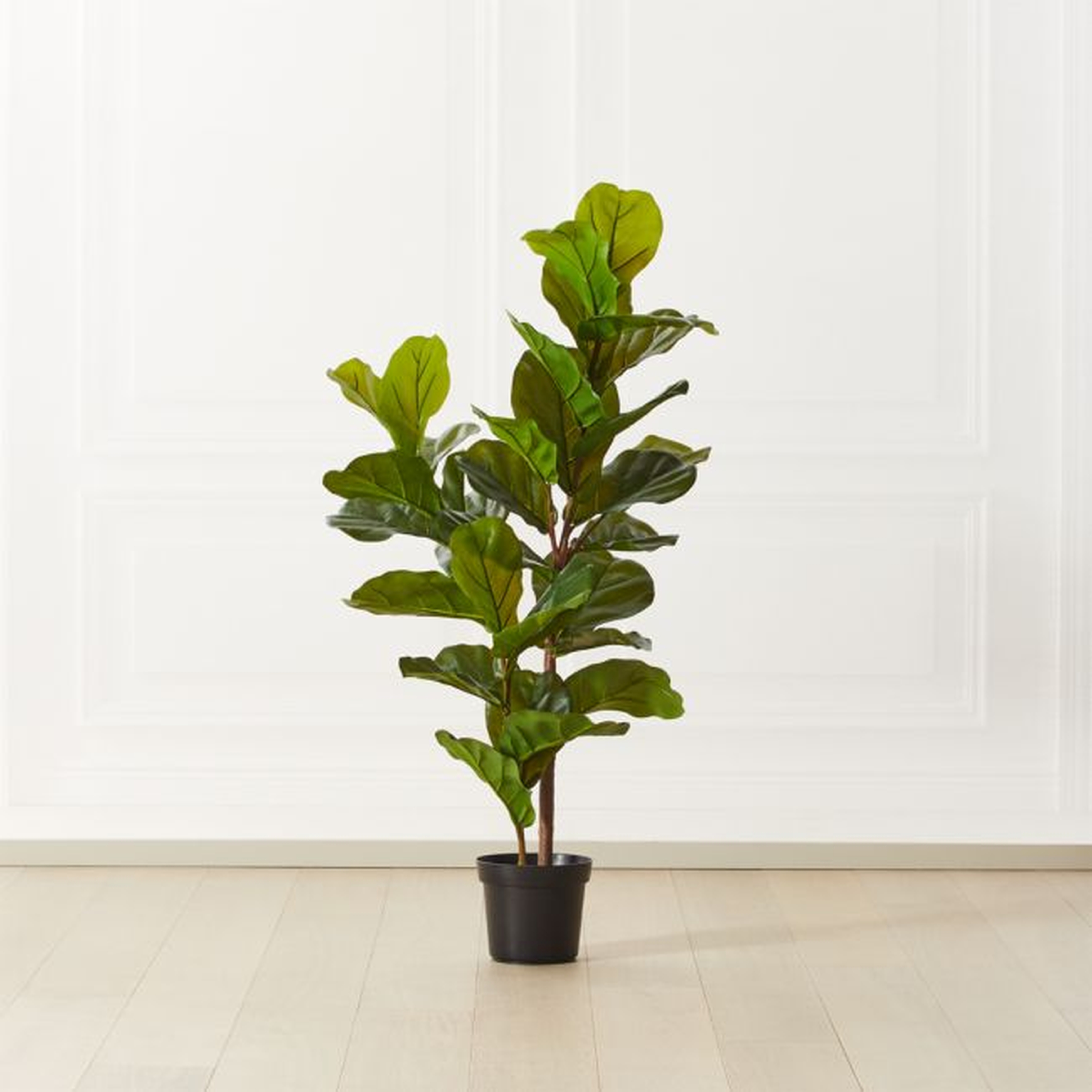 Faux Potted Fiddle Leaf Fig Tree 4' - CB2