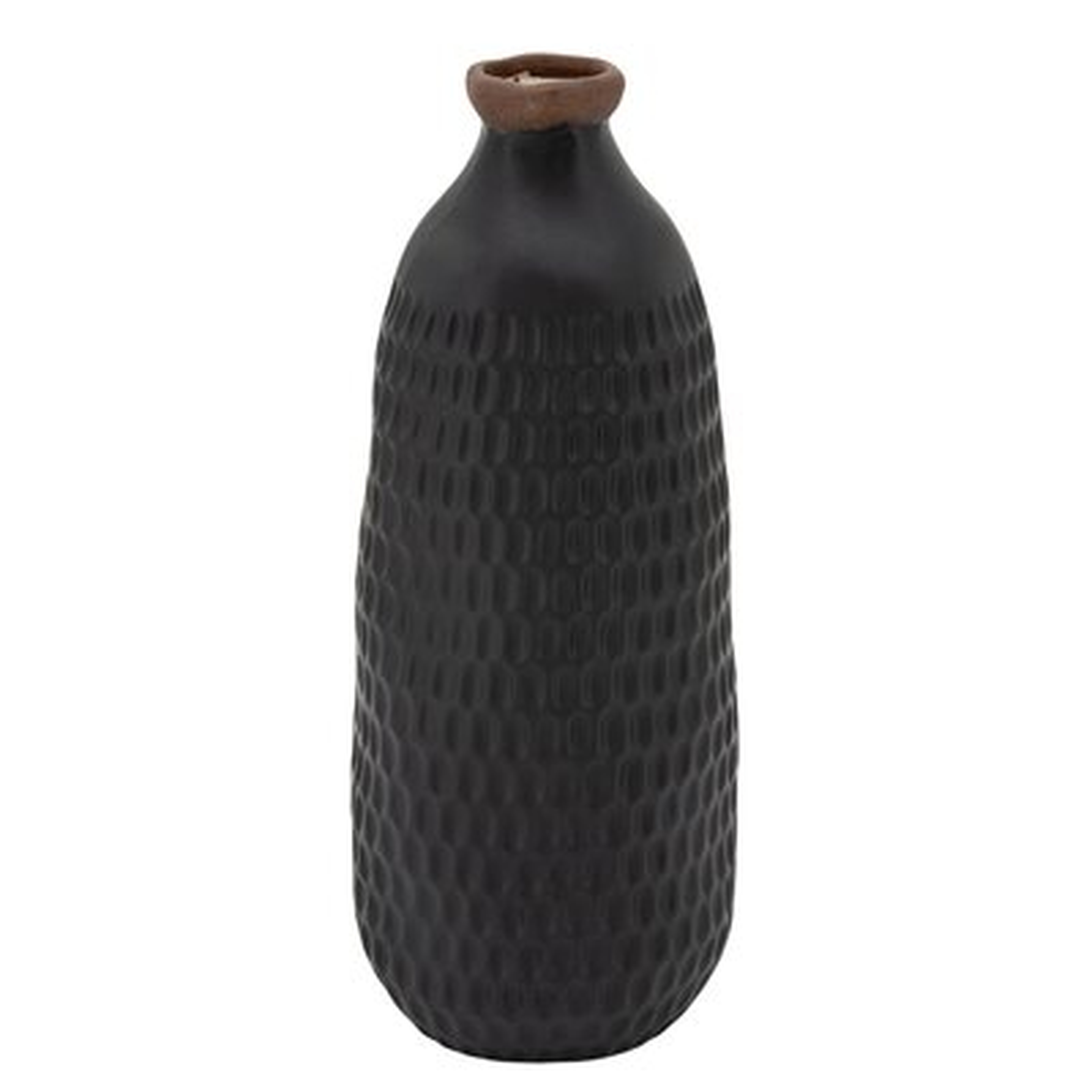 Oboyle Black Ceramic Table Vase - Wayfair