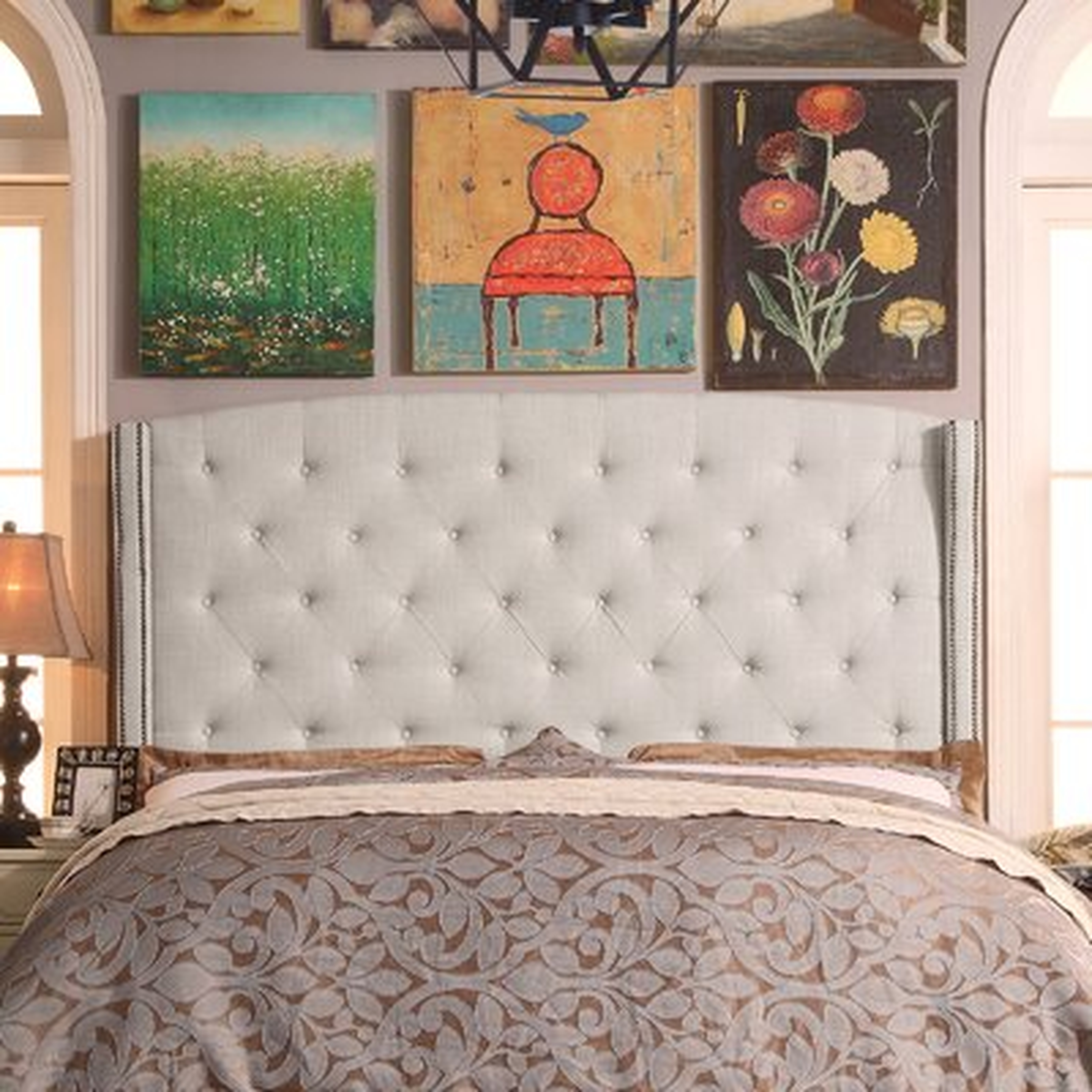 Upholstered Wingback Headboard - Wayfair