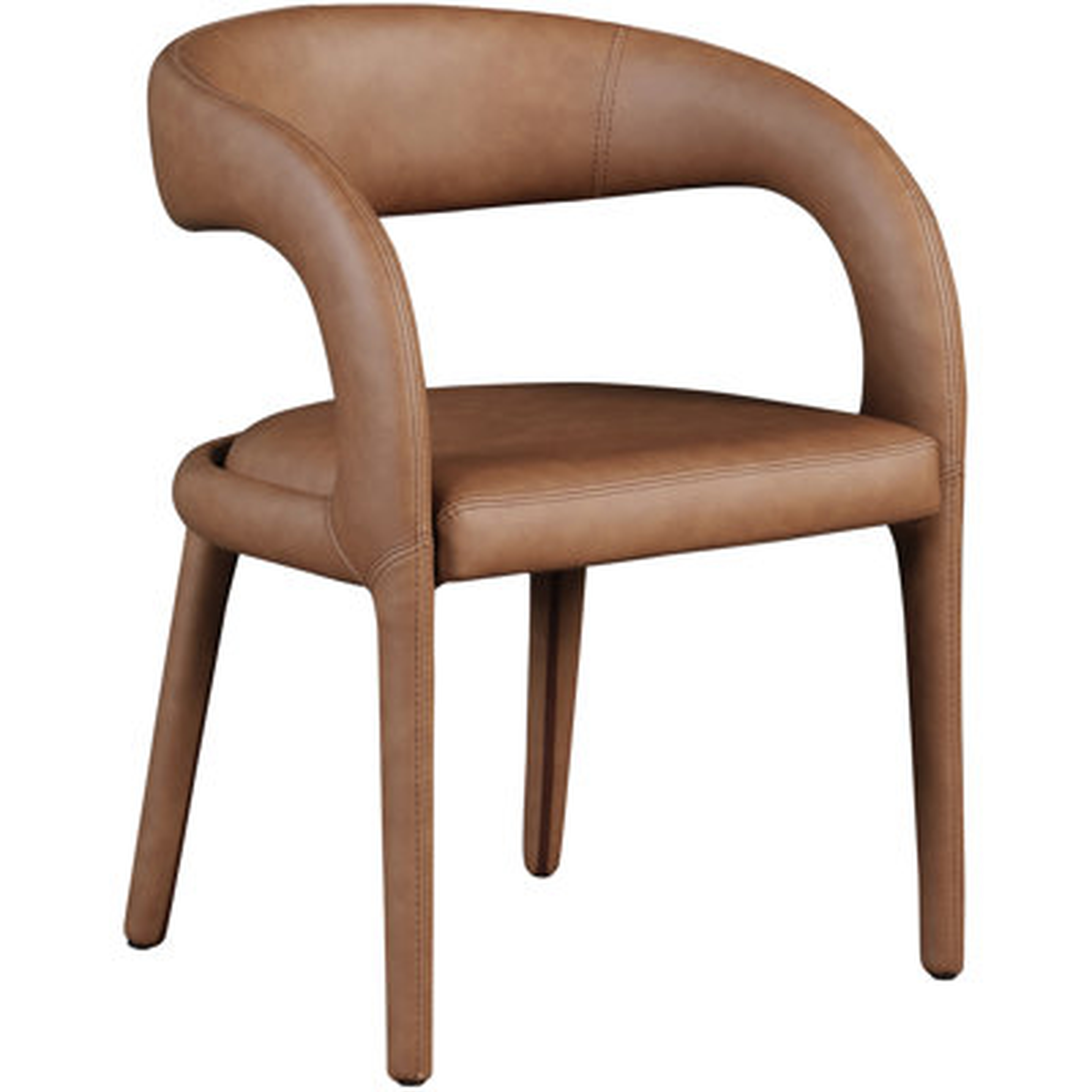 Aurich Vegan Leather Upholstered Armchair - Wayfair