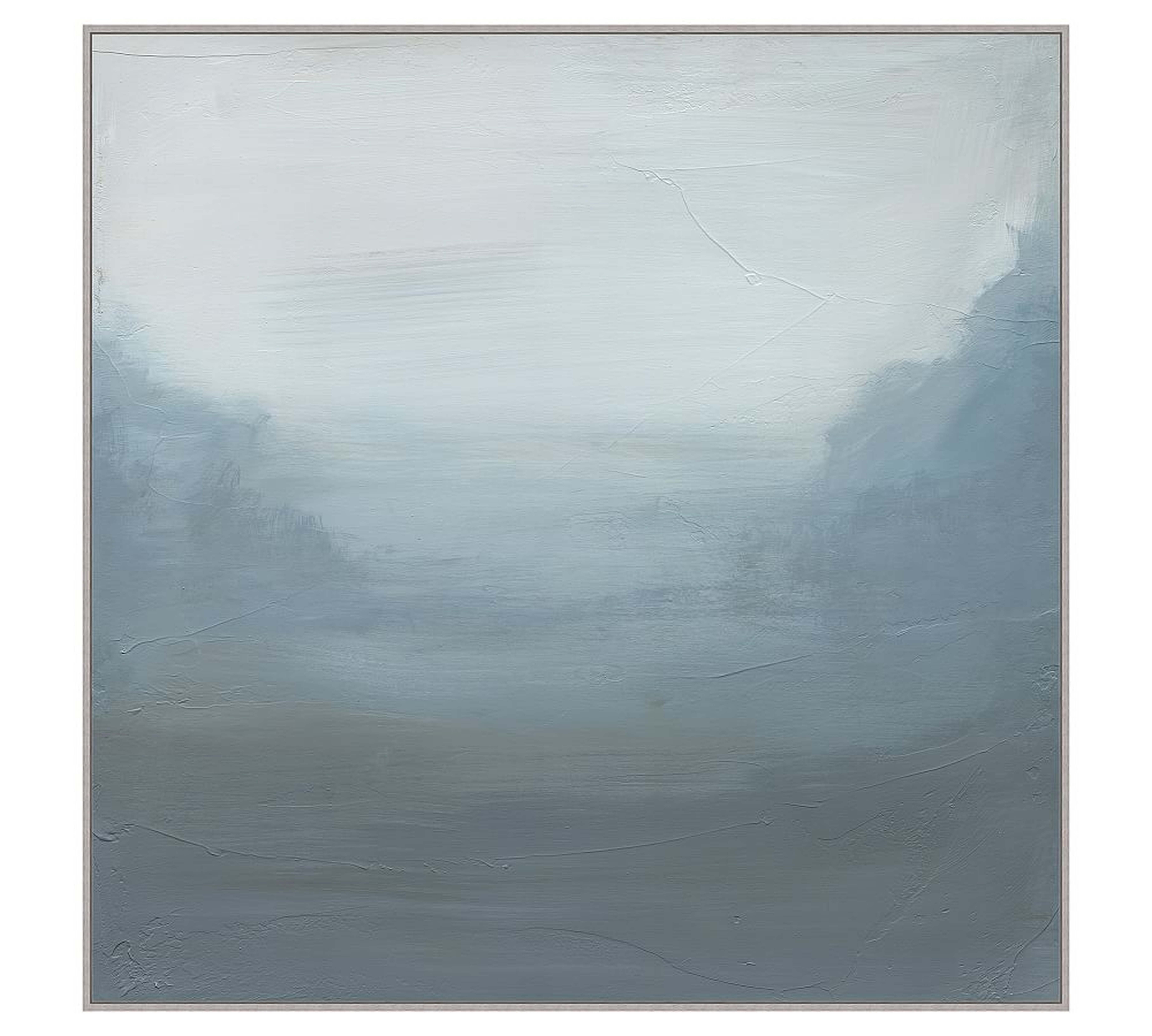 Coastline Mist Framed Canvas Print #3, 51" x 51" - Pottery Barn