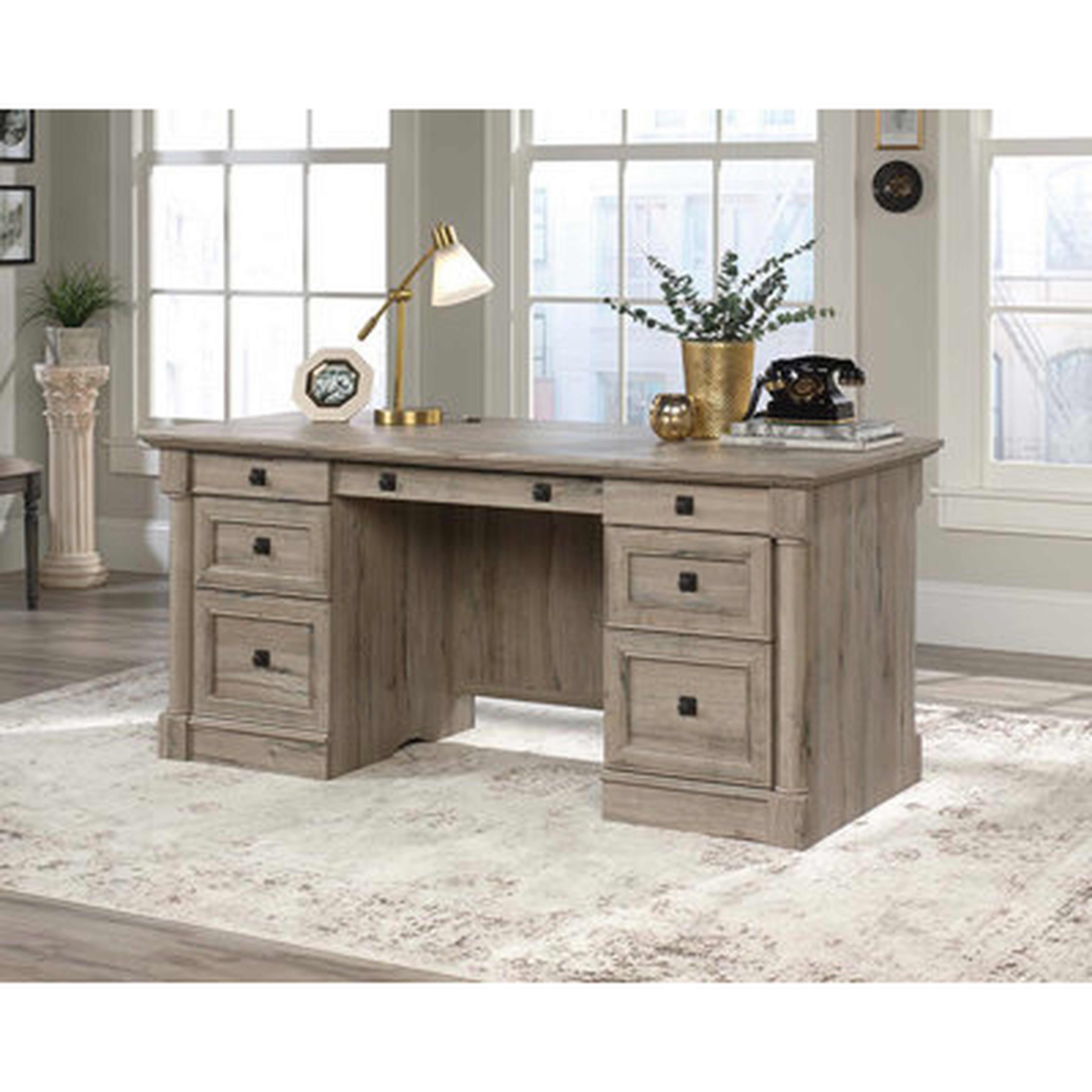 Palladia ® Collection Executive Desk - Wayfair