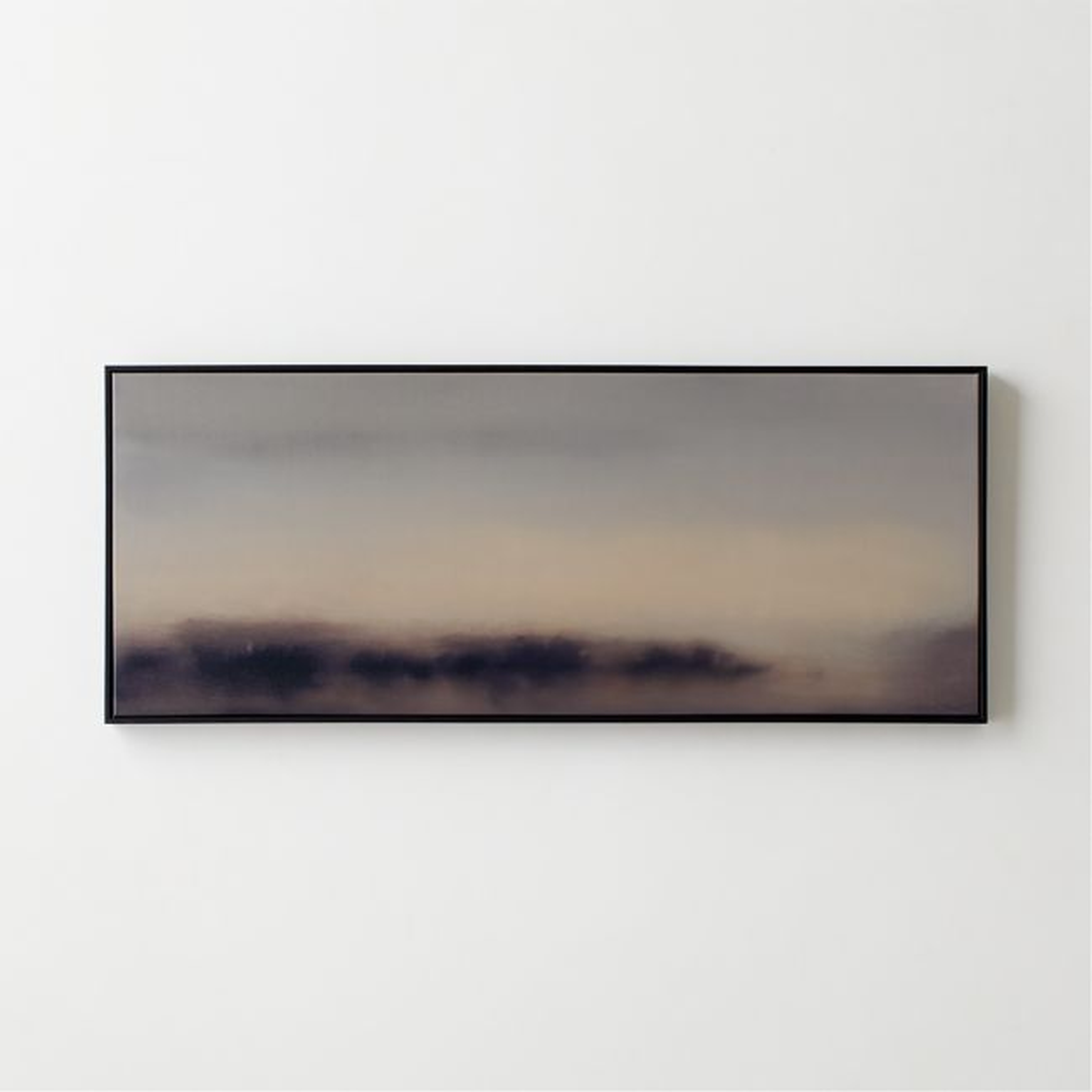 'Rising Mists From Below' Framed Wall Art by Mark Russell Jones 50"X20" - CB2