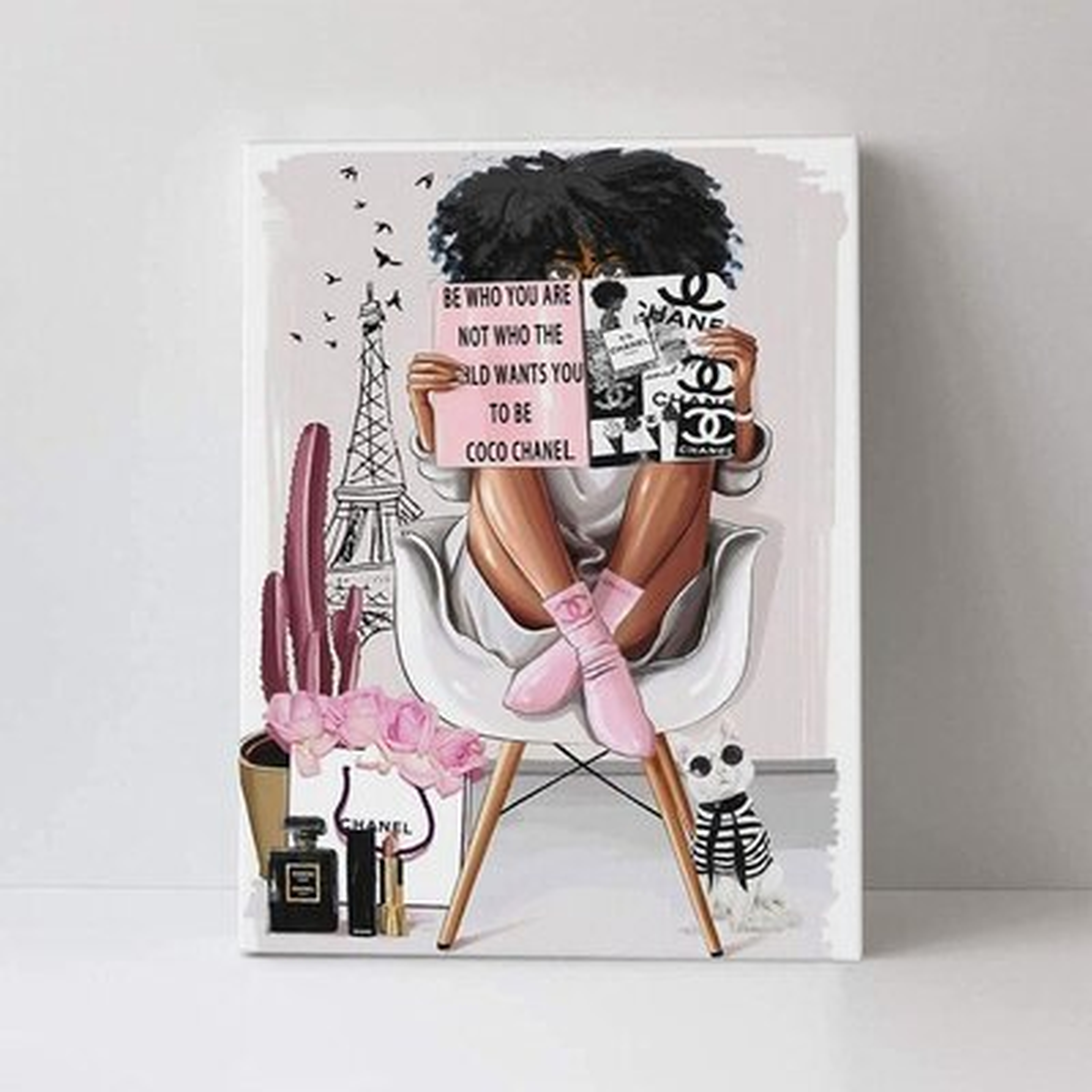 African American Wall Art Fashion Black Woman Queen Painting Home Decor For Bedroom Living Room Black Wall Art Woman Gifts Framed Ready To Hang12x16inch - Wayfair