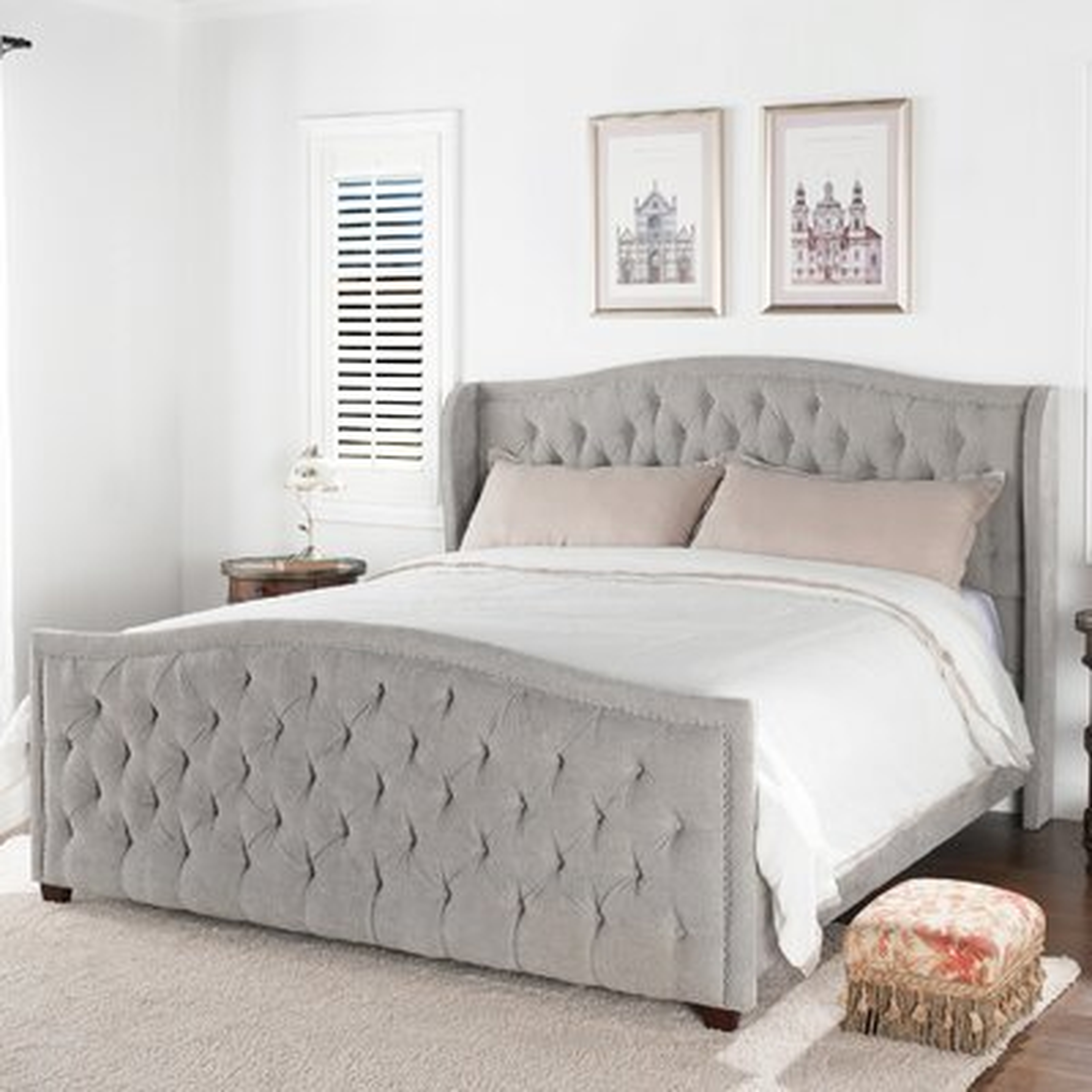 Vidette Tufted Upholstered Standard Bed - Wayfair