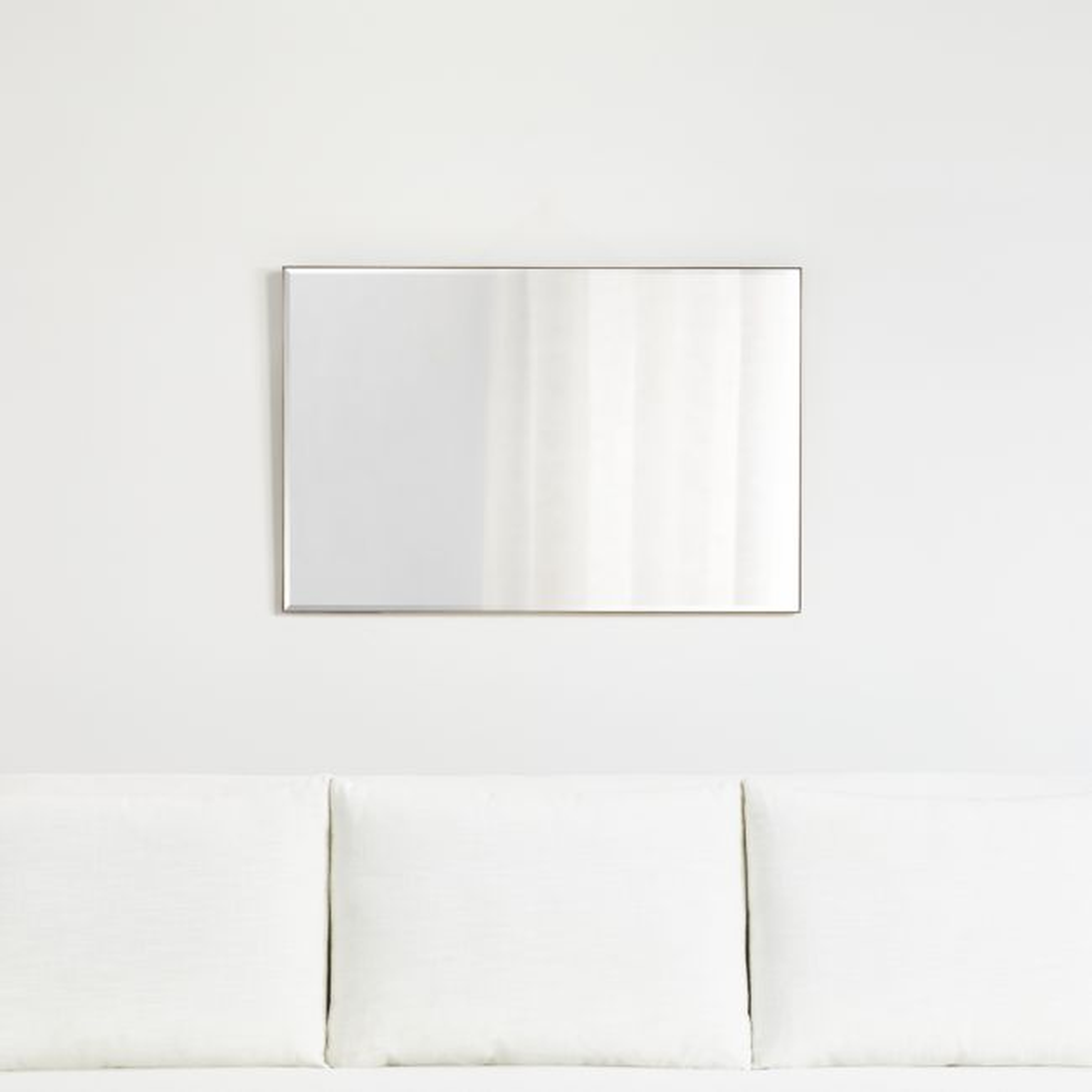 Edge Brass Rectangle Wall Mirror 24"x36" - Crate and Barrel