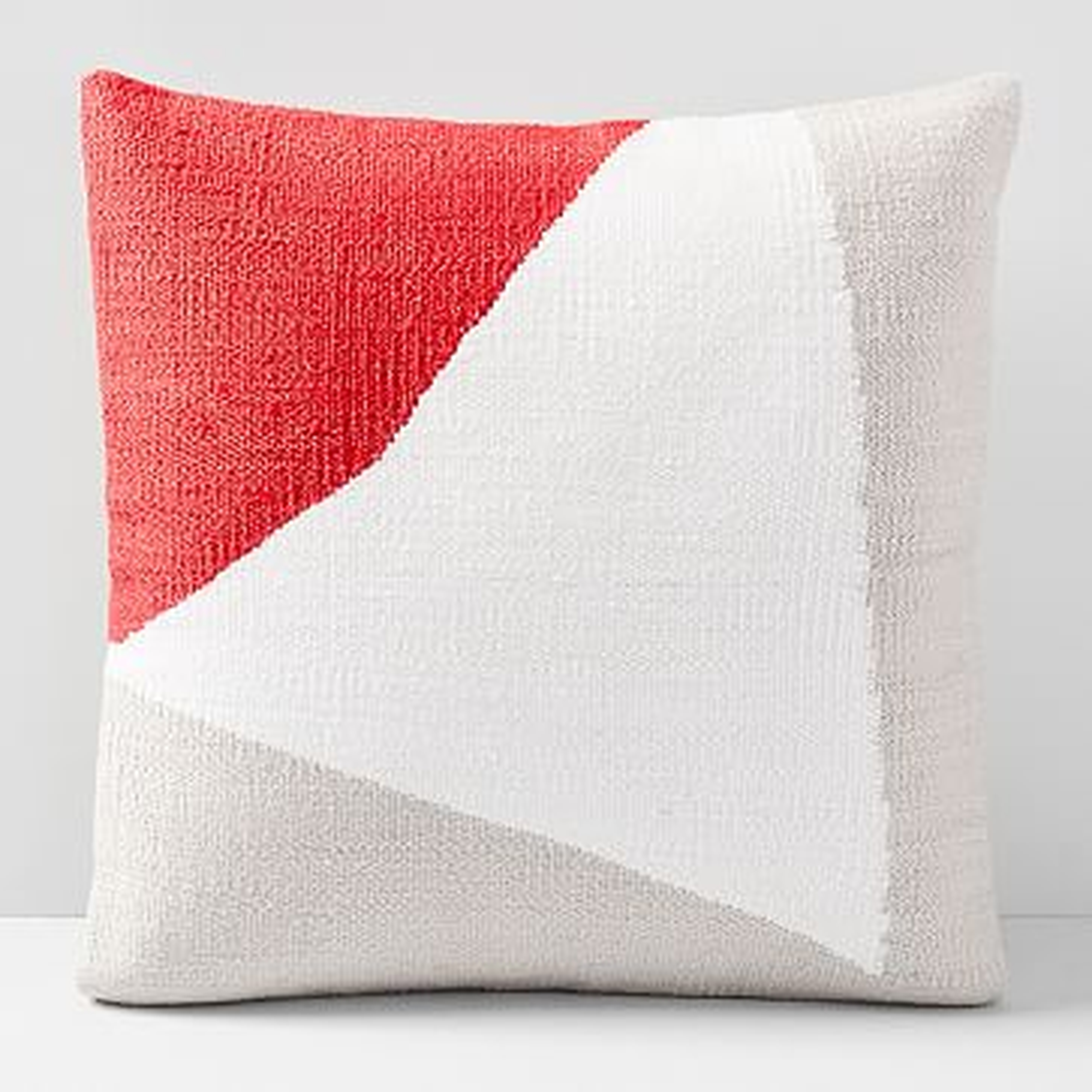 Amplified Arrow Pillow Cover, So Red, 20"x20" - West Elm