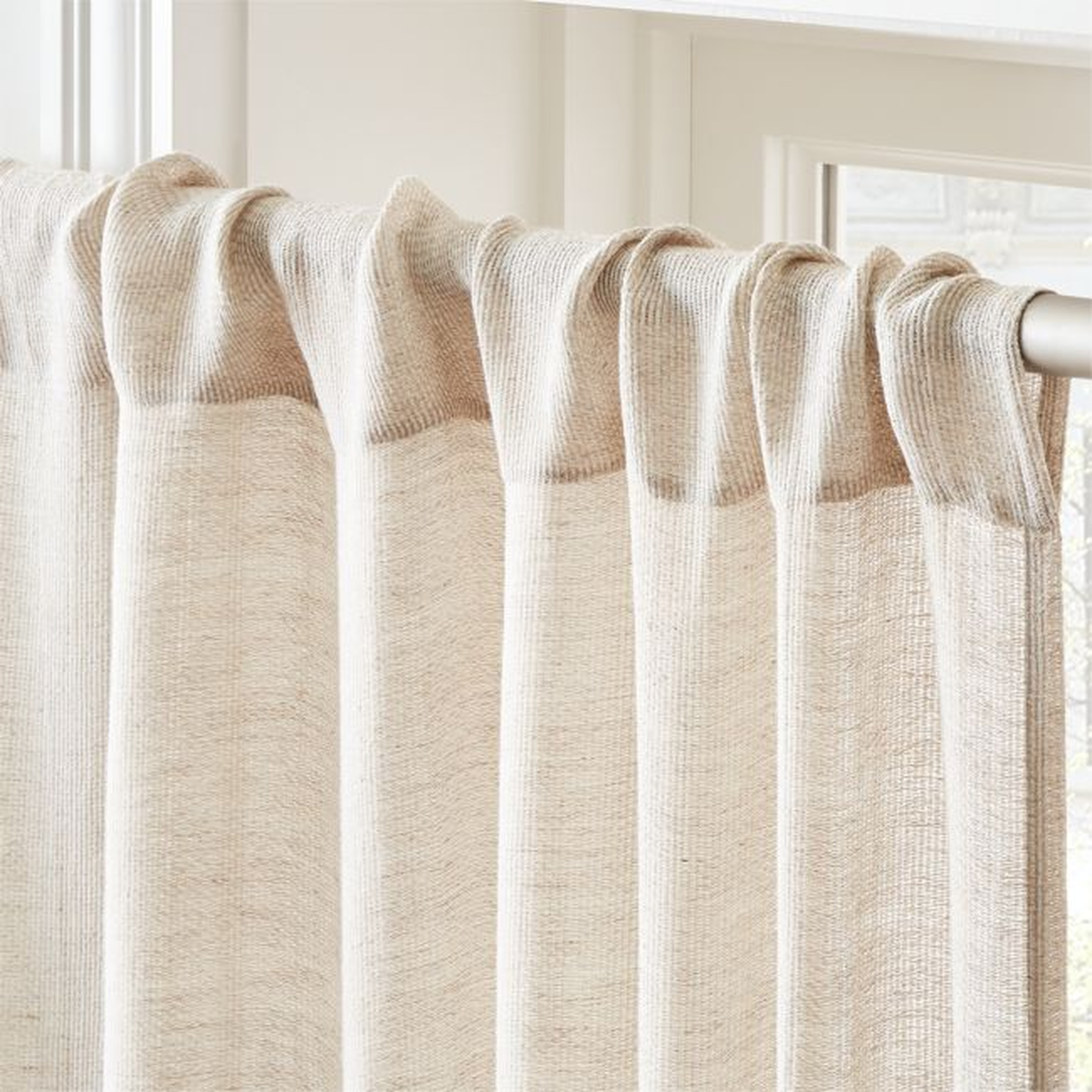 Hemp Natural Curtain Panel 48"x84" - CB2