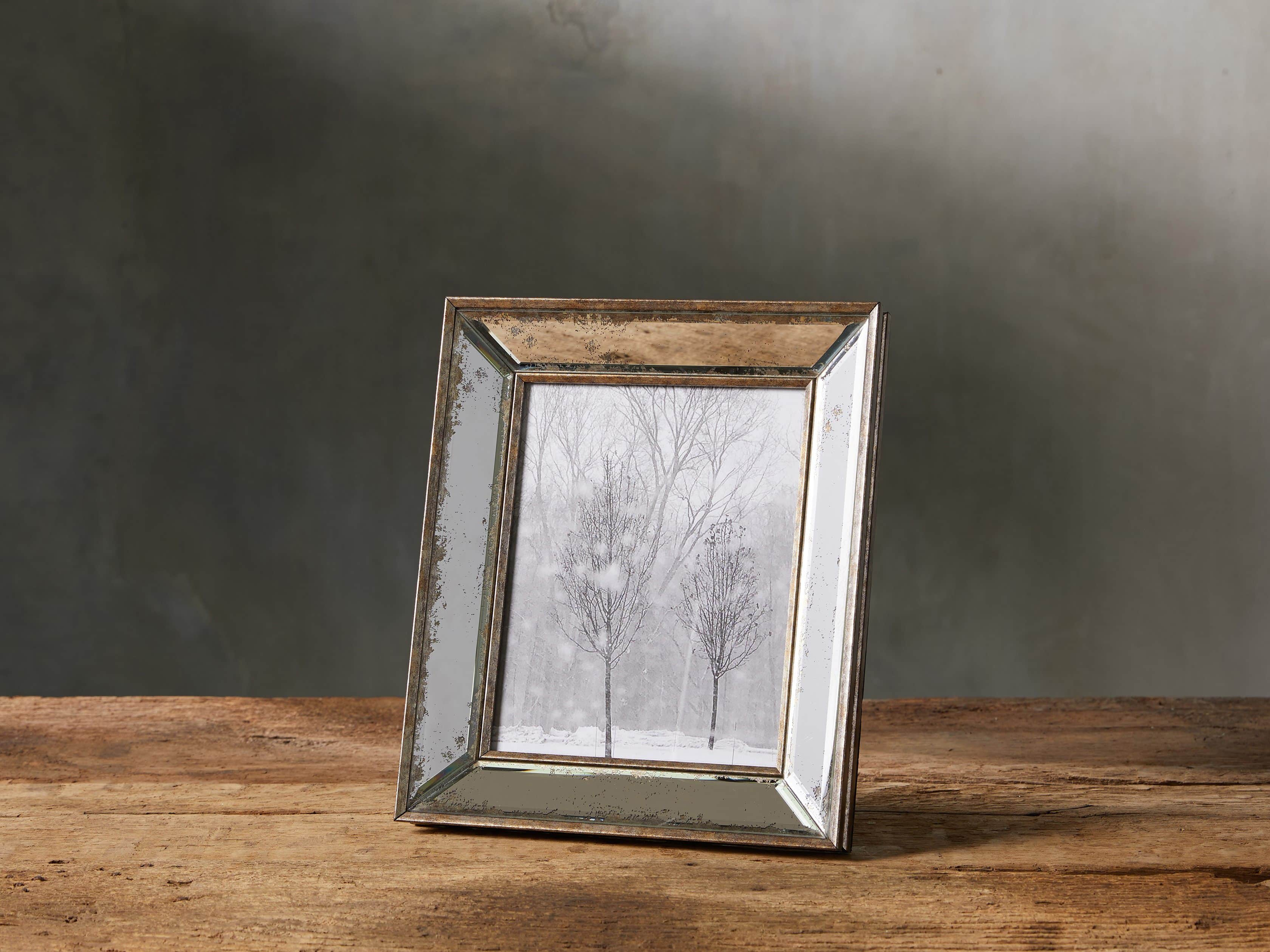 Catarina Frame in Glass 8" X 10" Silver - Arhaus