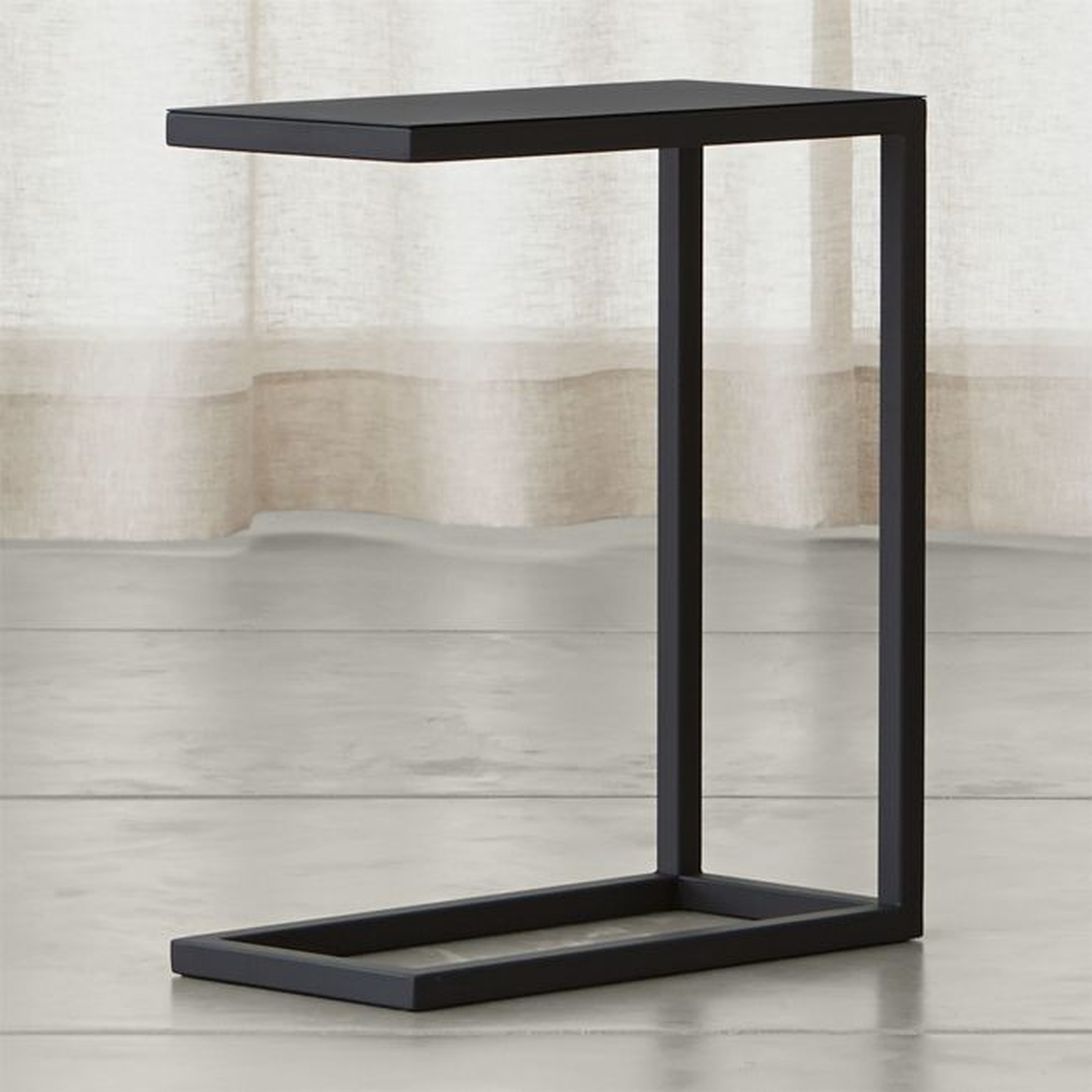 Avenue Black C Table - Crate and Barrel