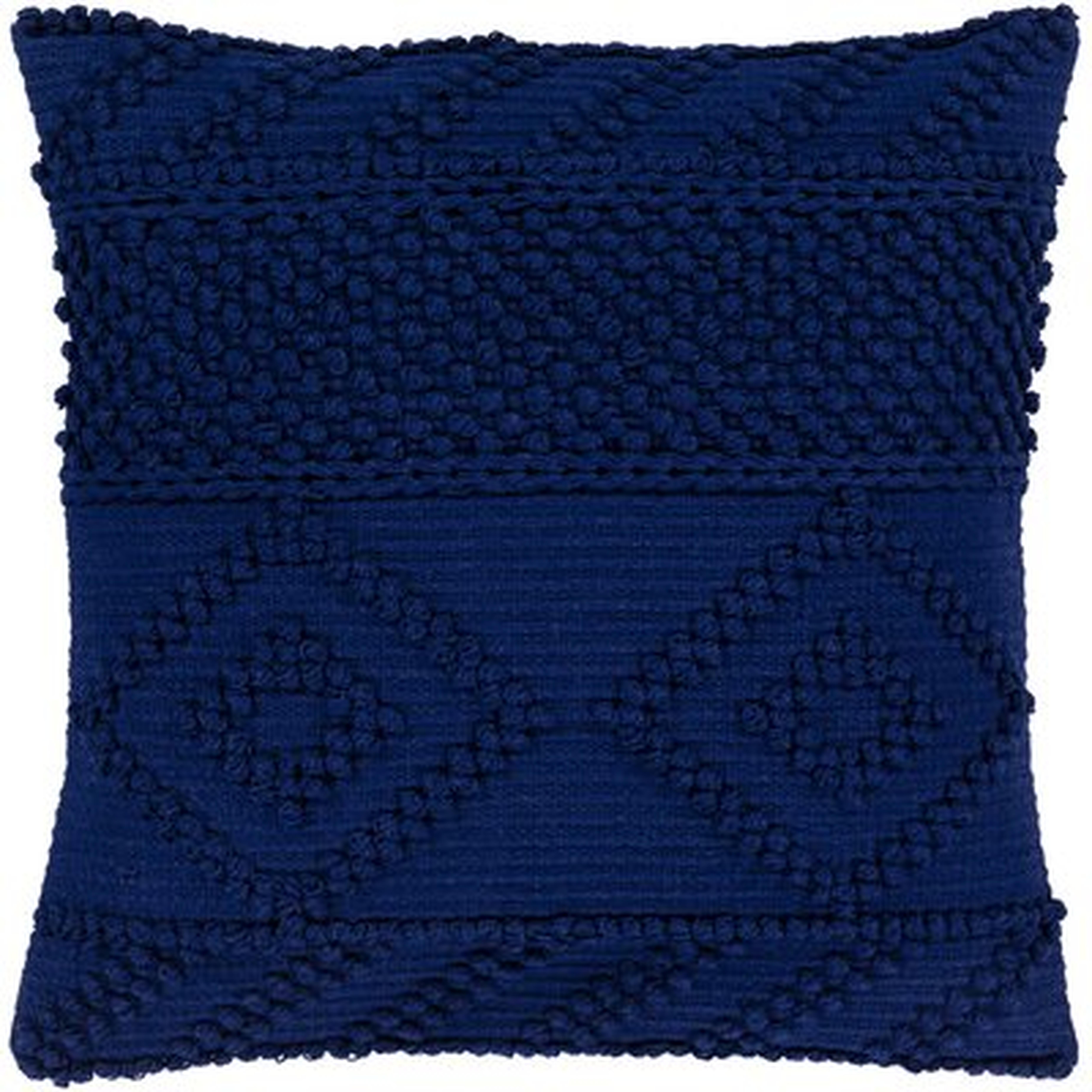 Statler Textured Cotton Geometric Throw Pillow - Wayfair