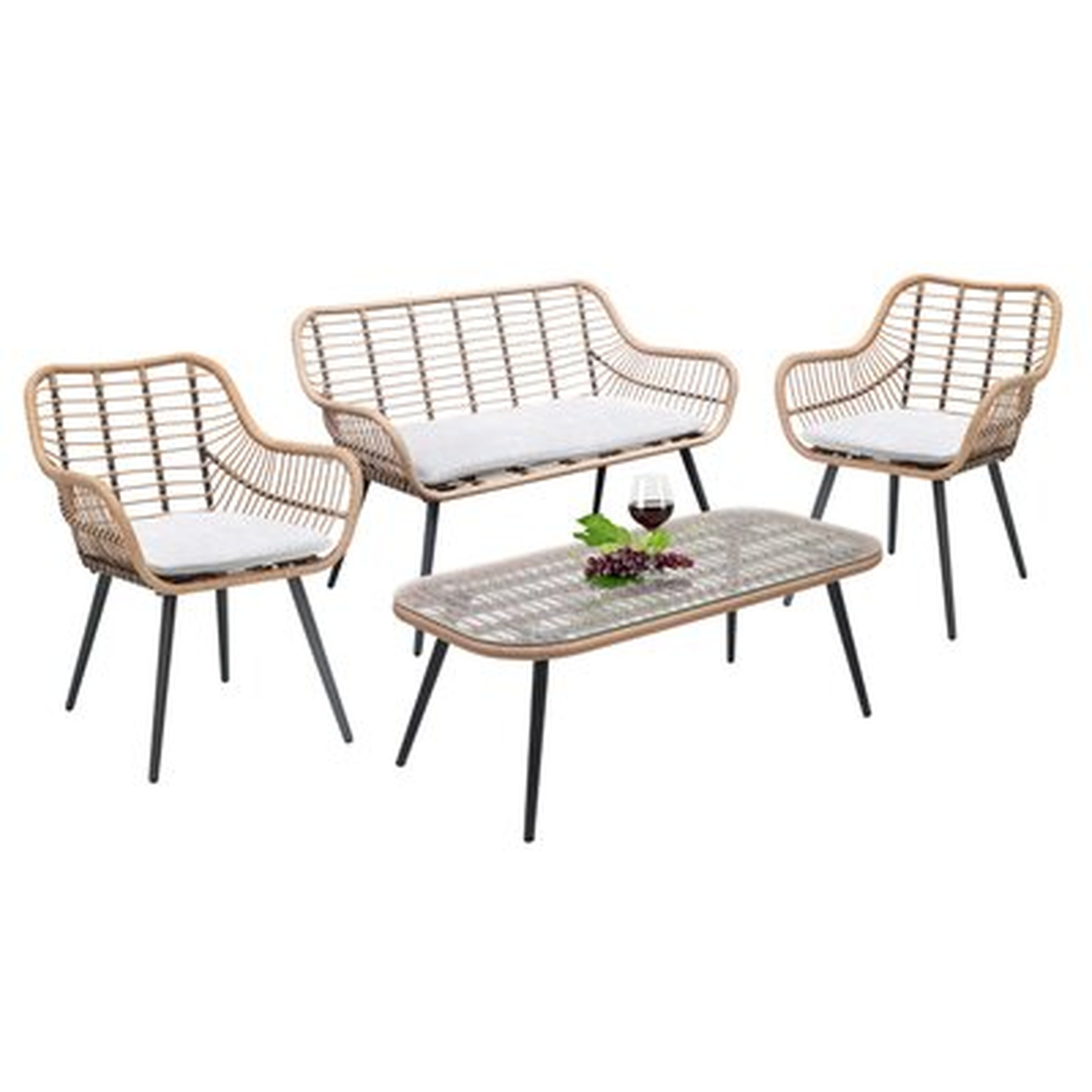 Seating Group With Cushions - Wayfair