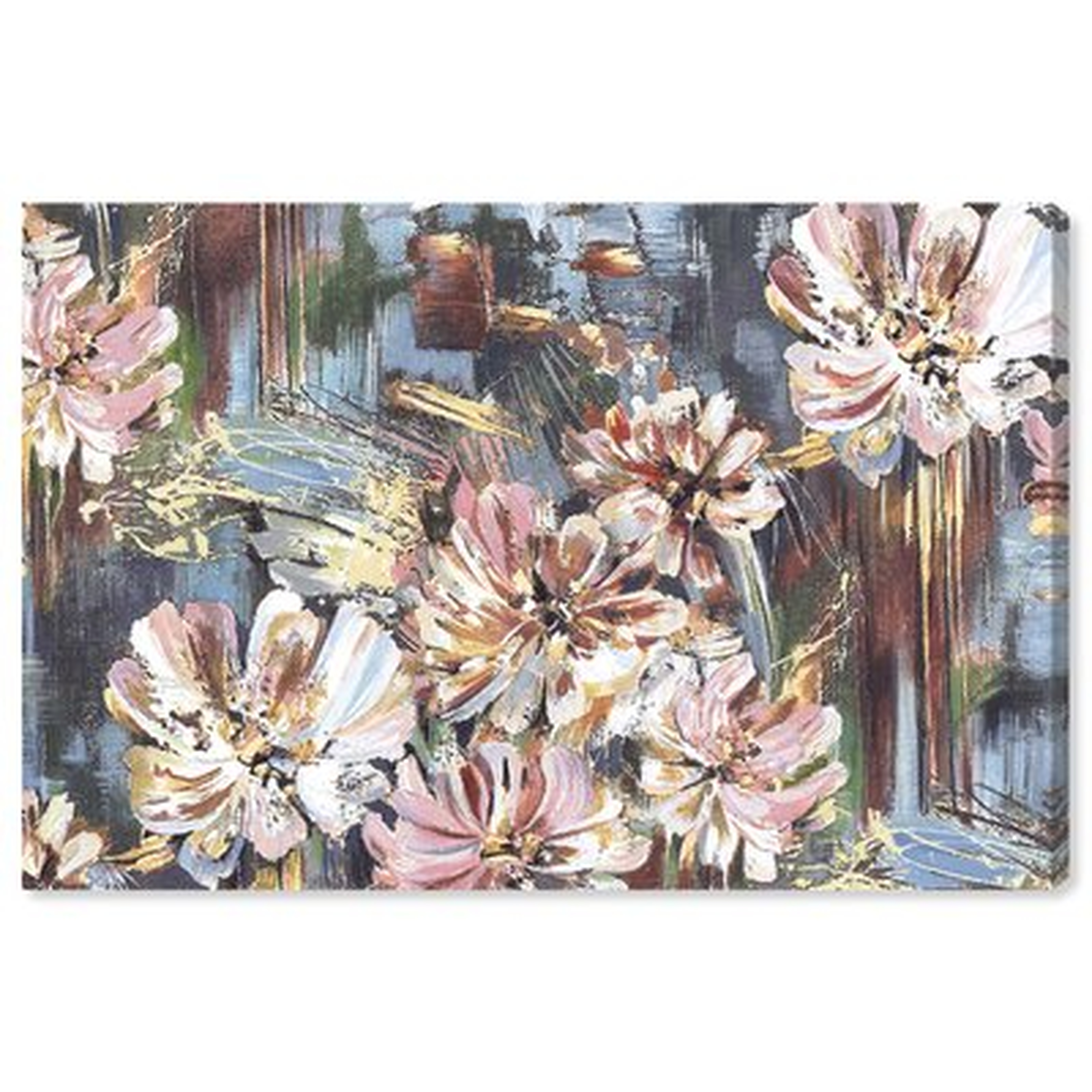 Floral And Botanical 'Flowers Abstract' Florals By Oliver Gal Wall Art Print - Wayfair