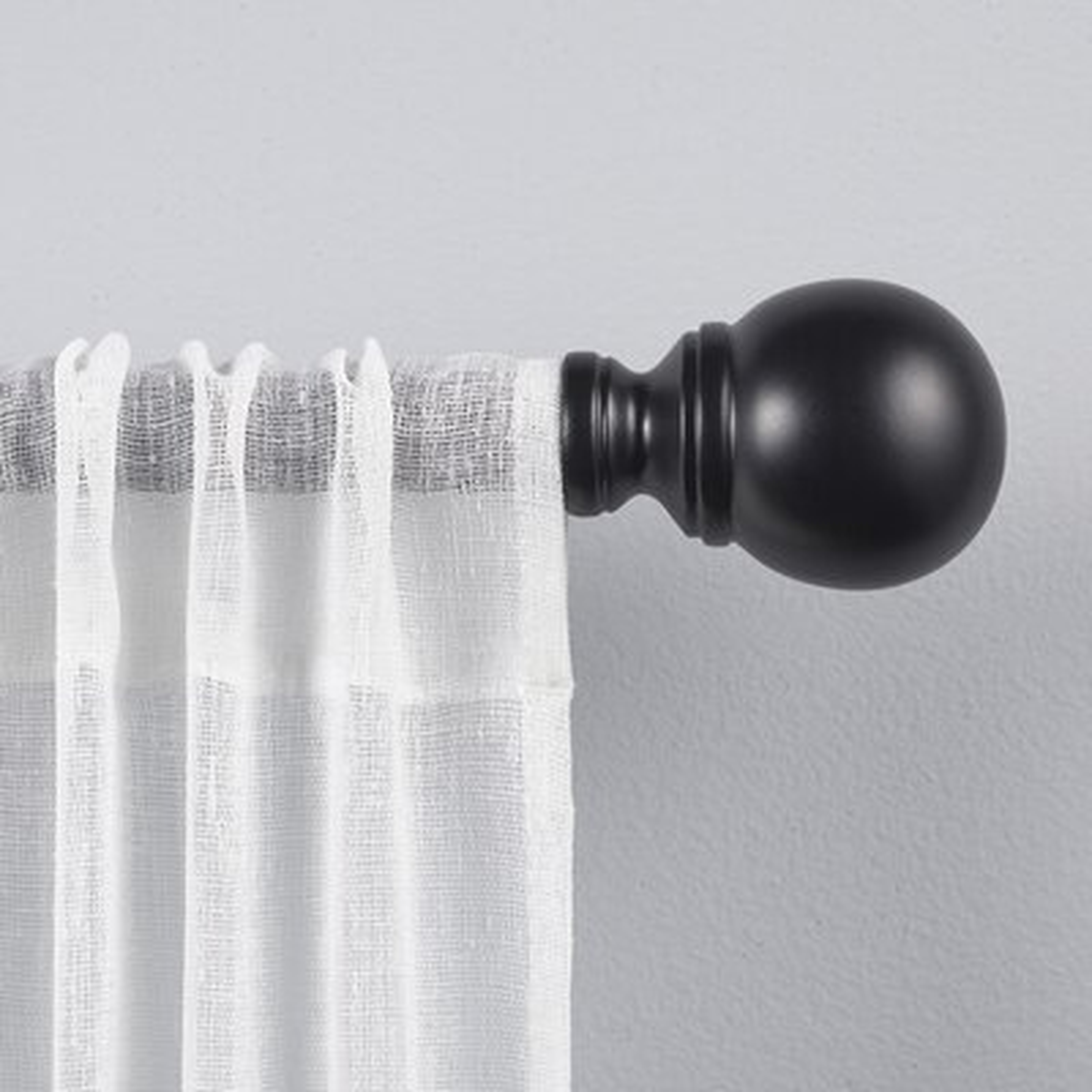 Deantrei Sphere Single Curtain Rod & Hardware Set - Birch Lane